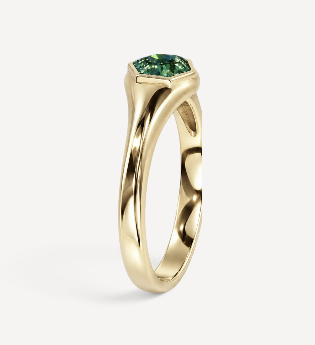 0.52ct Australian Parti Sapphire Signet | One Of A Kind