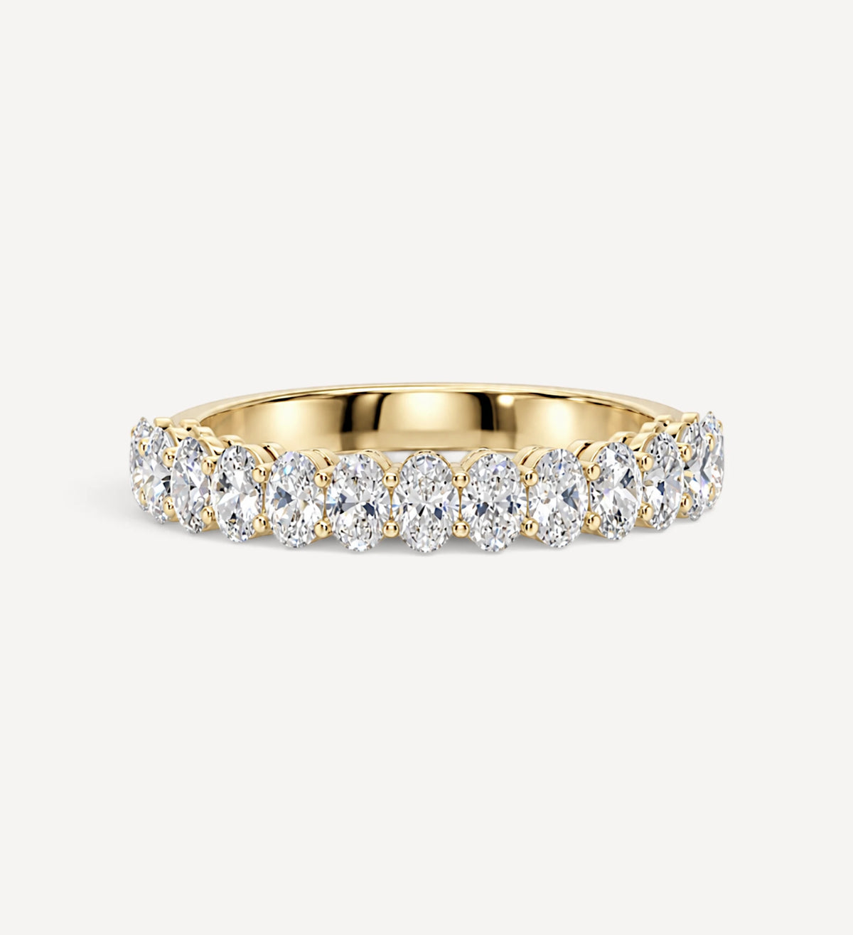 Classic Eternity Ring | Oval Diamond