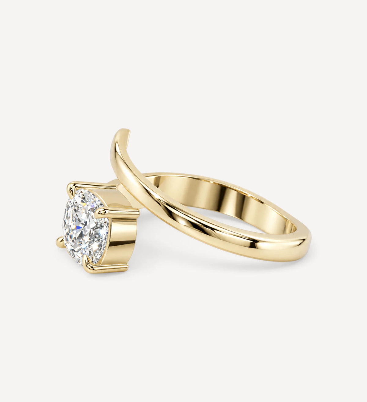Old Mine Cushion Pinky Ring | One Of A Kind