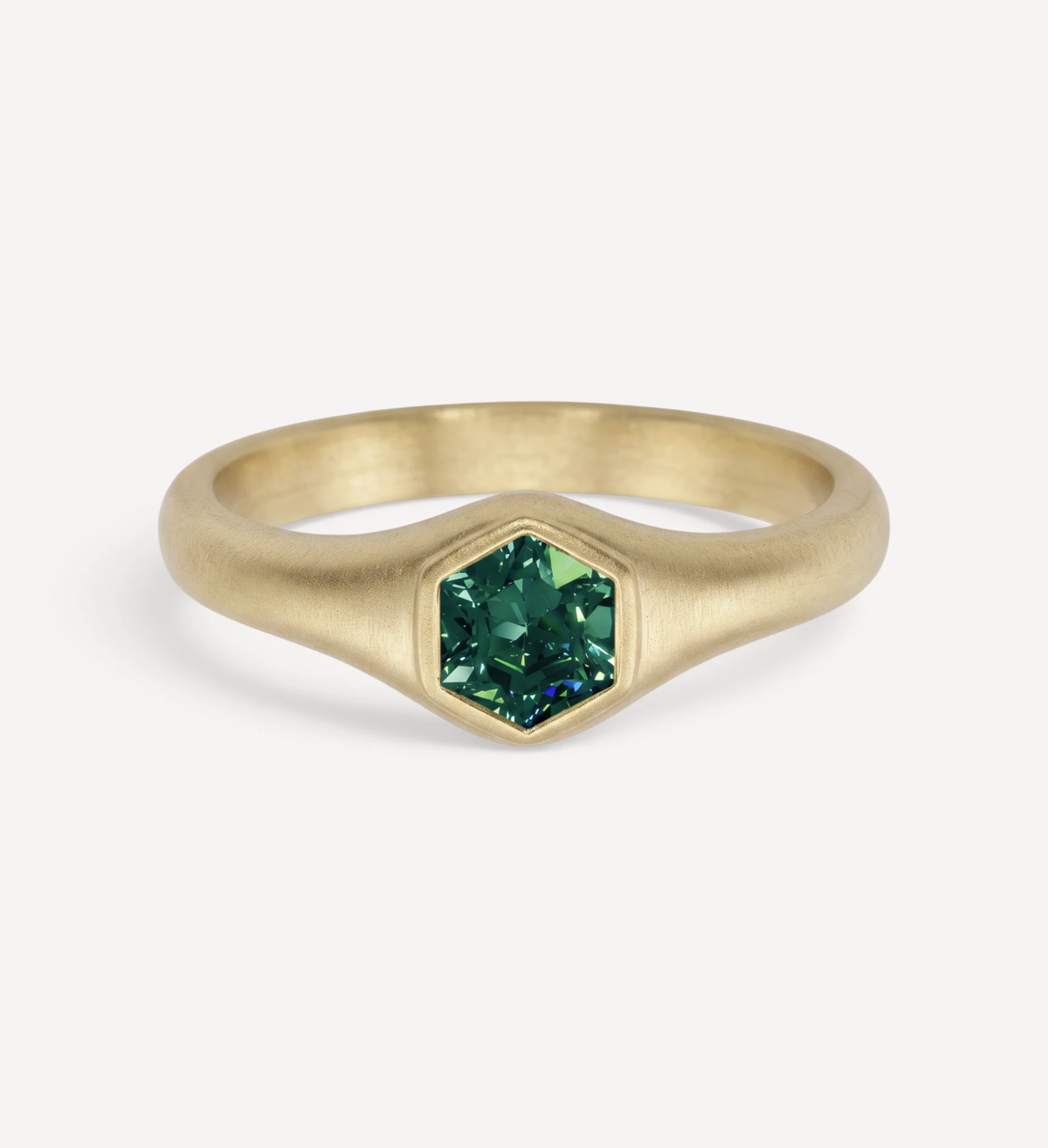 0.51ct Australian Parti Sapphire Signet | One Of A Kind