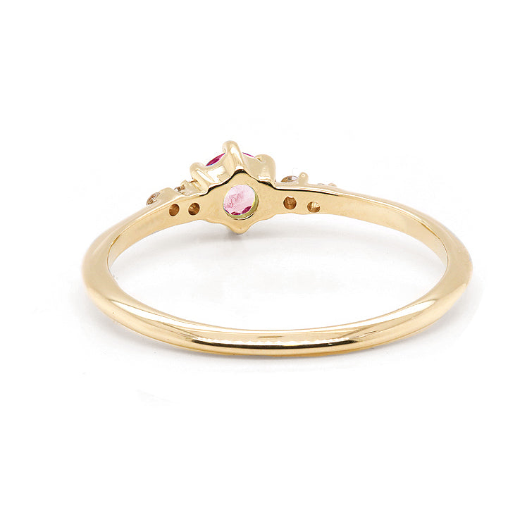 Thea | pink sapphire & diamonds