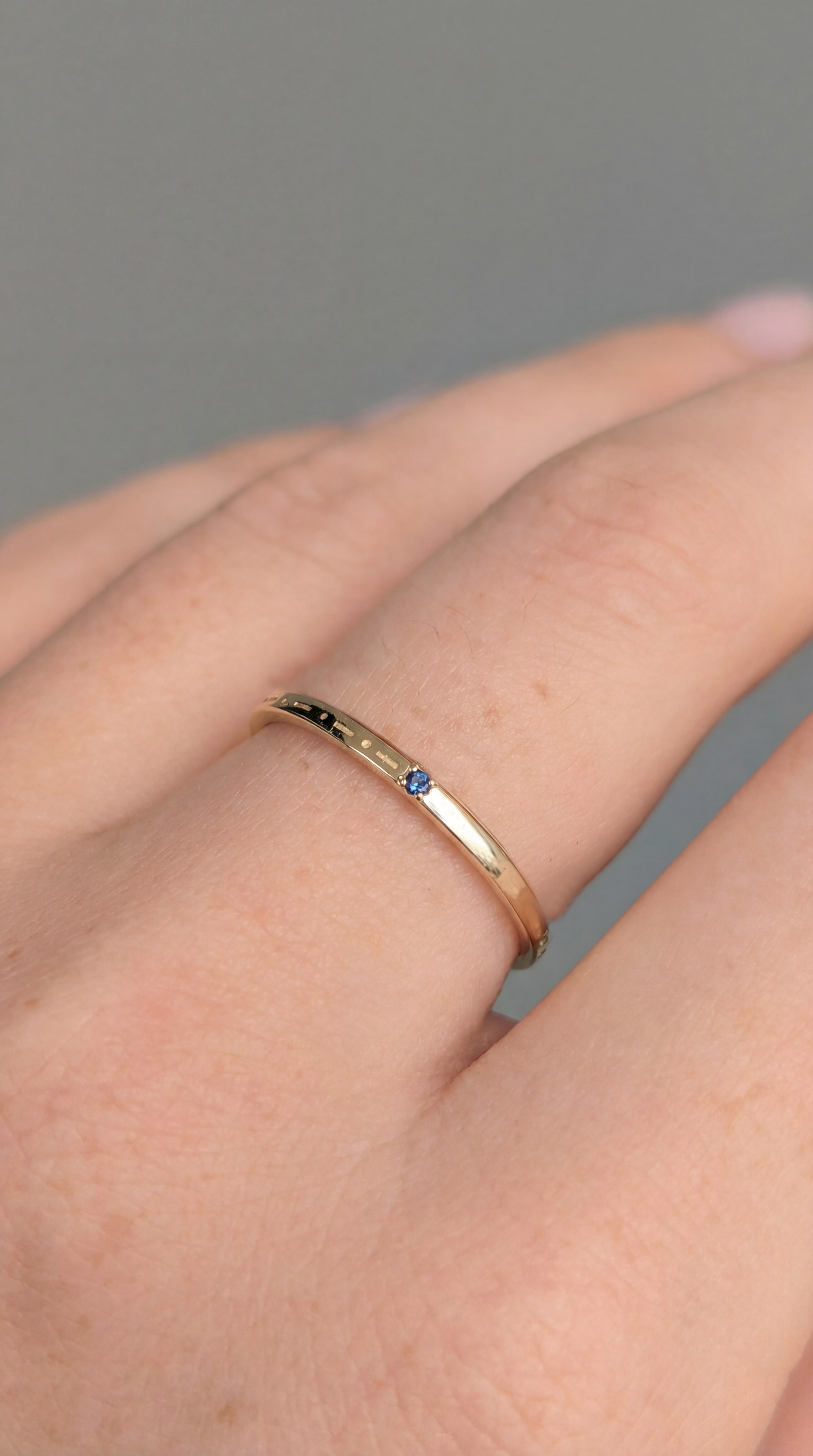 Custom Engraved Morse Code Ring II | One Birthstone