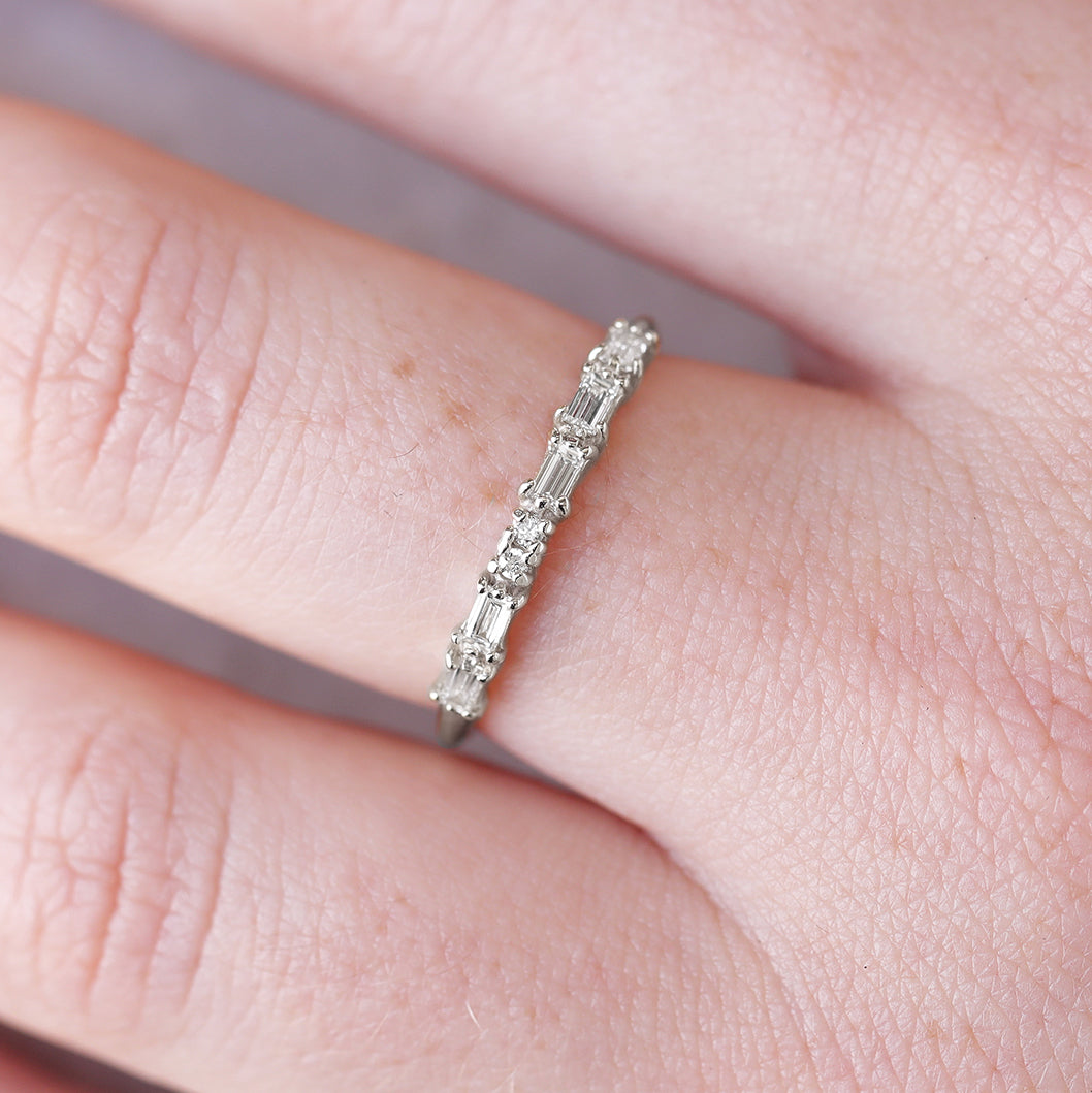 Diamond Morse Code Ring | MUM