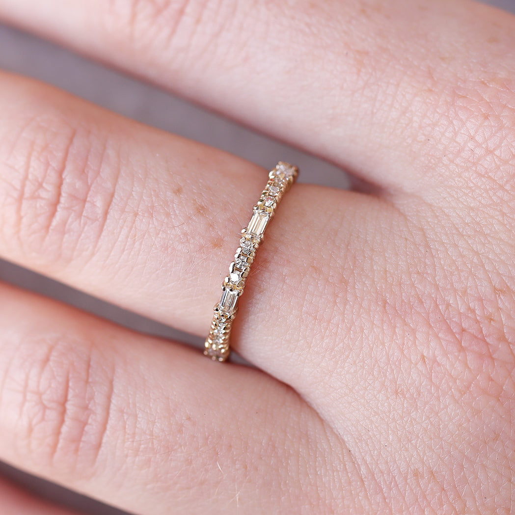 Diamond Morse Code Ring II | INFINITE