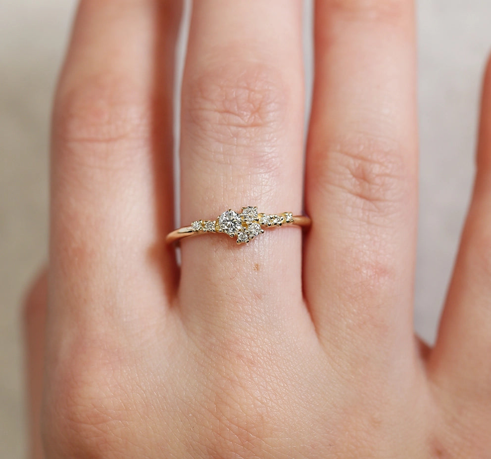 Raya Cluster ring | diamond