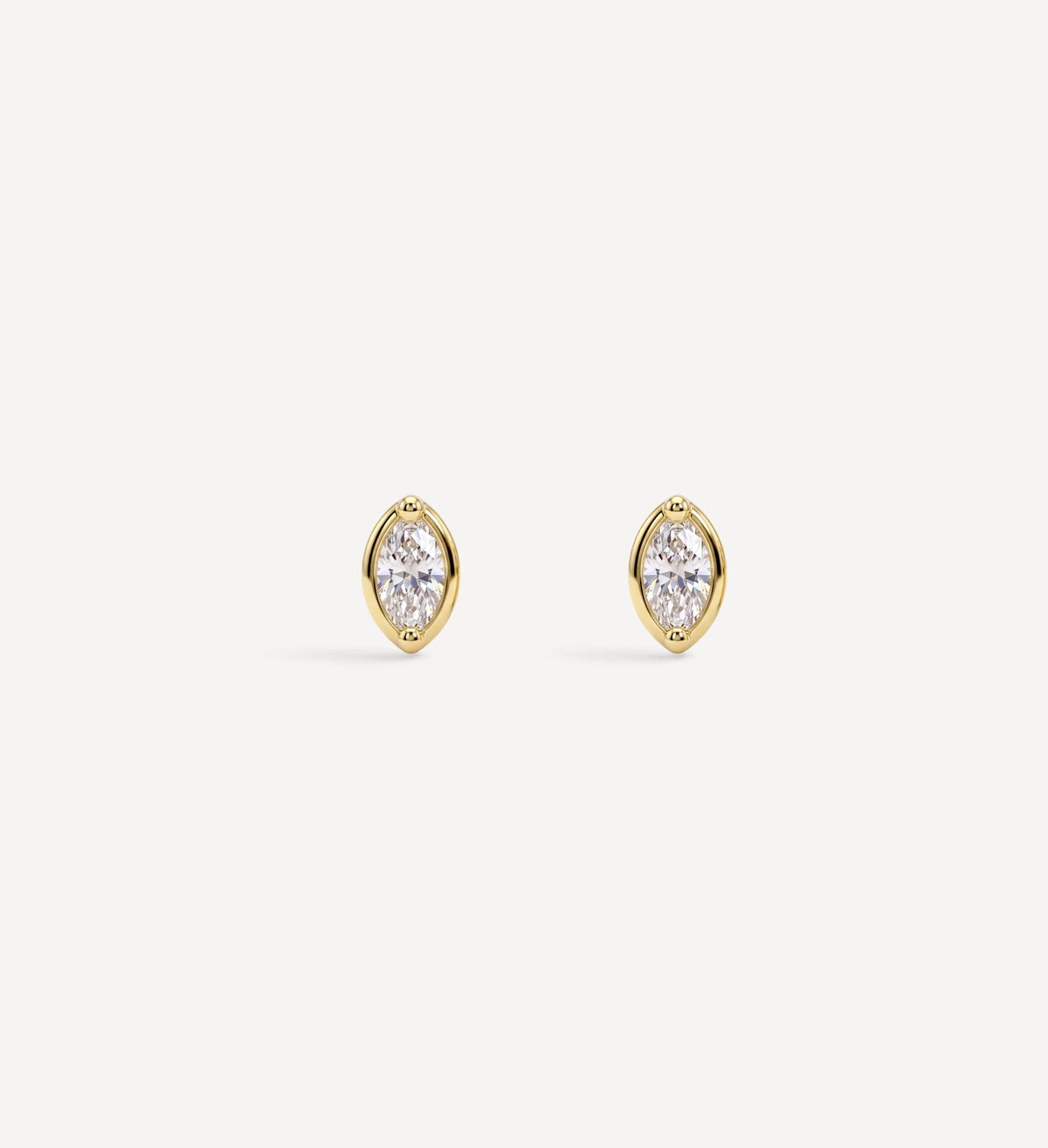 Marquise Diamond studs