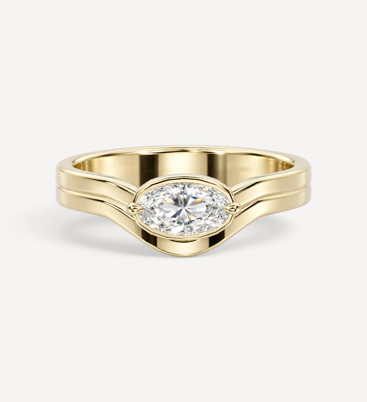 Step Cut Moval Diamond Ring No.2 | One Of A Kind