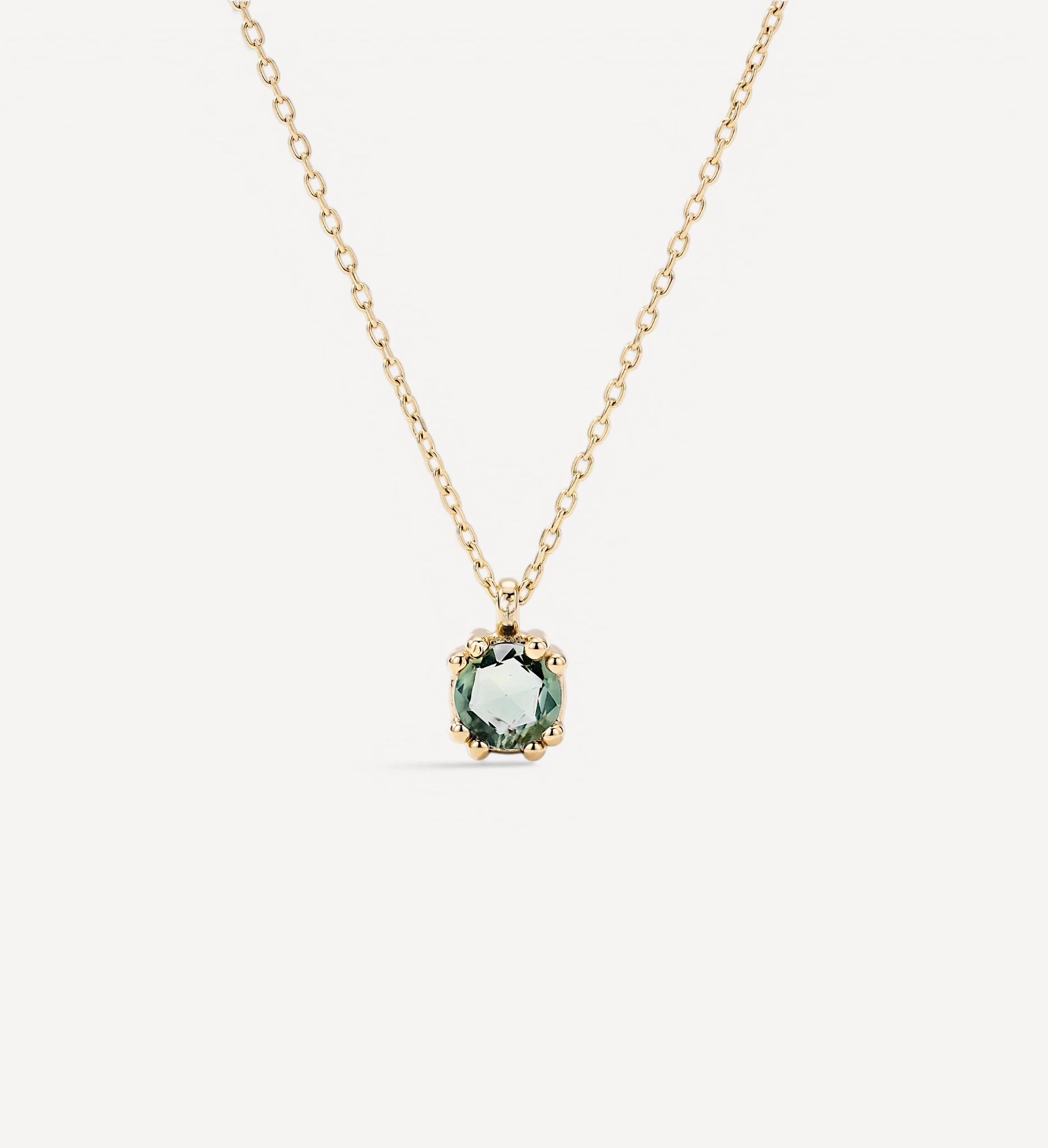 Venus necklace | green sapphire