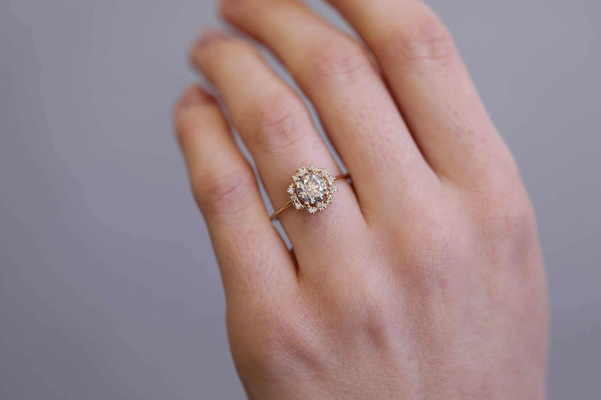 Annalise | Salt & Pepper Diamond