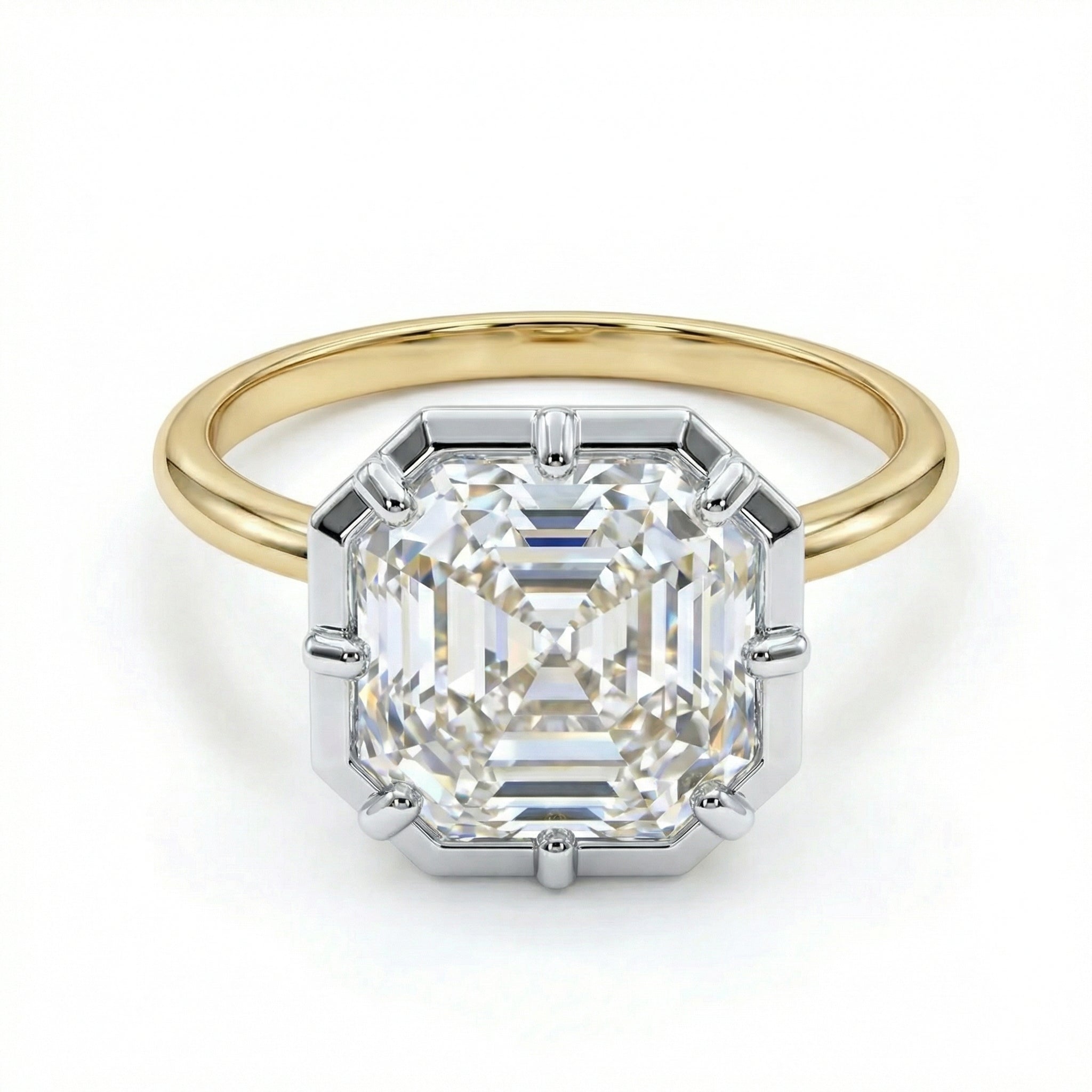 Minerva Solitaire | Asscher Diamond