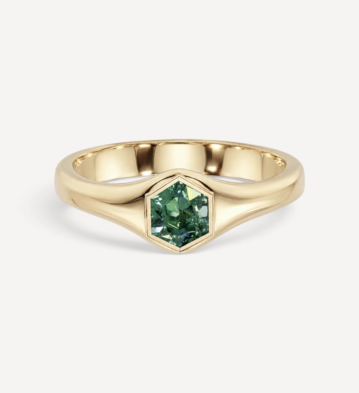 0.52ct Australian Parti Sapphire Signet | One Of A Kind