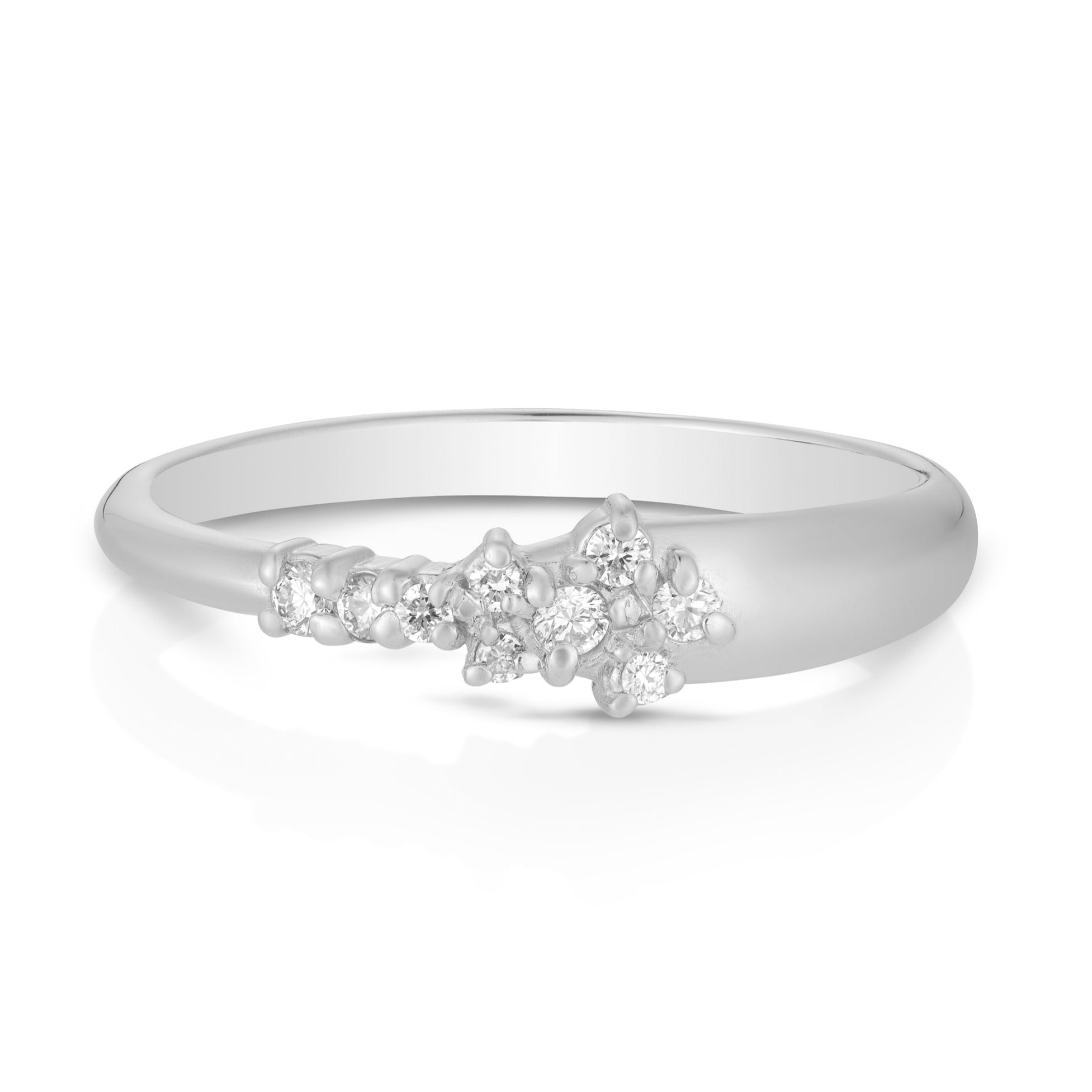 Gisele Ring | white diamonds