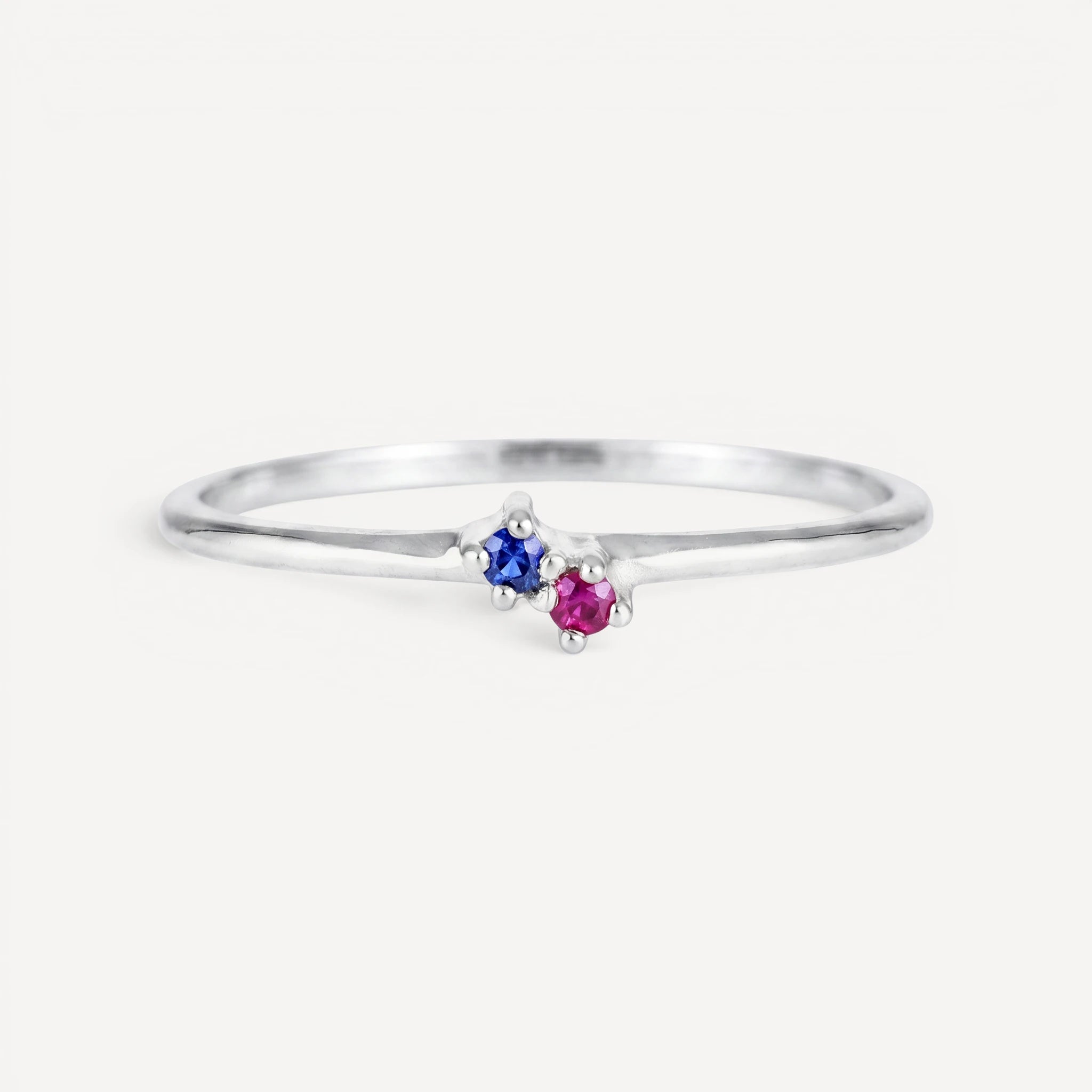 Twin Birthstone ring