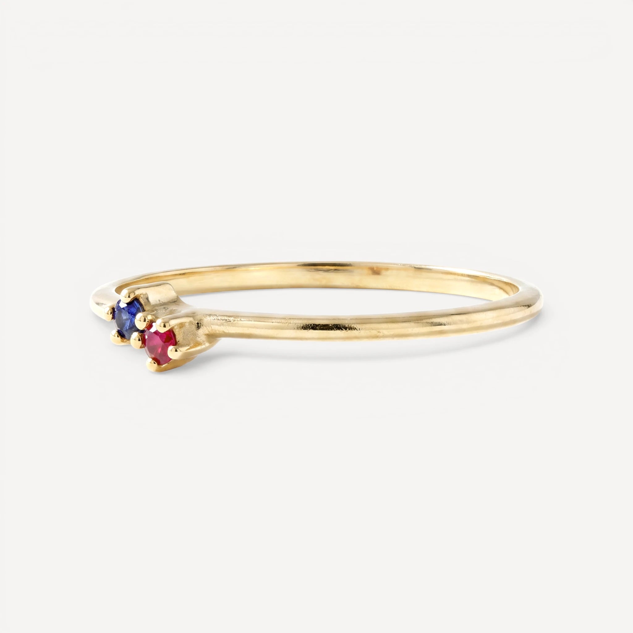 Twin Birthstone ring
