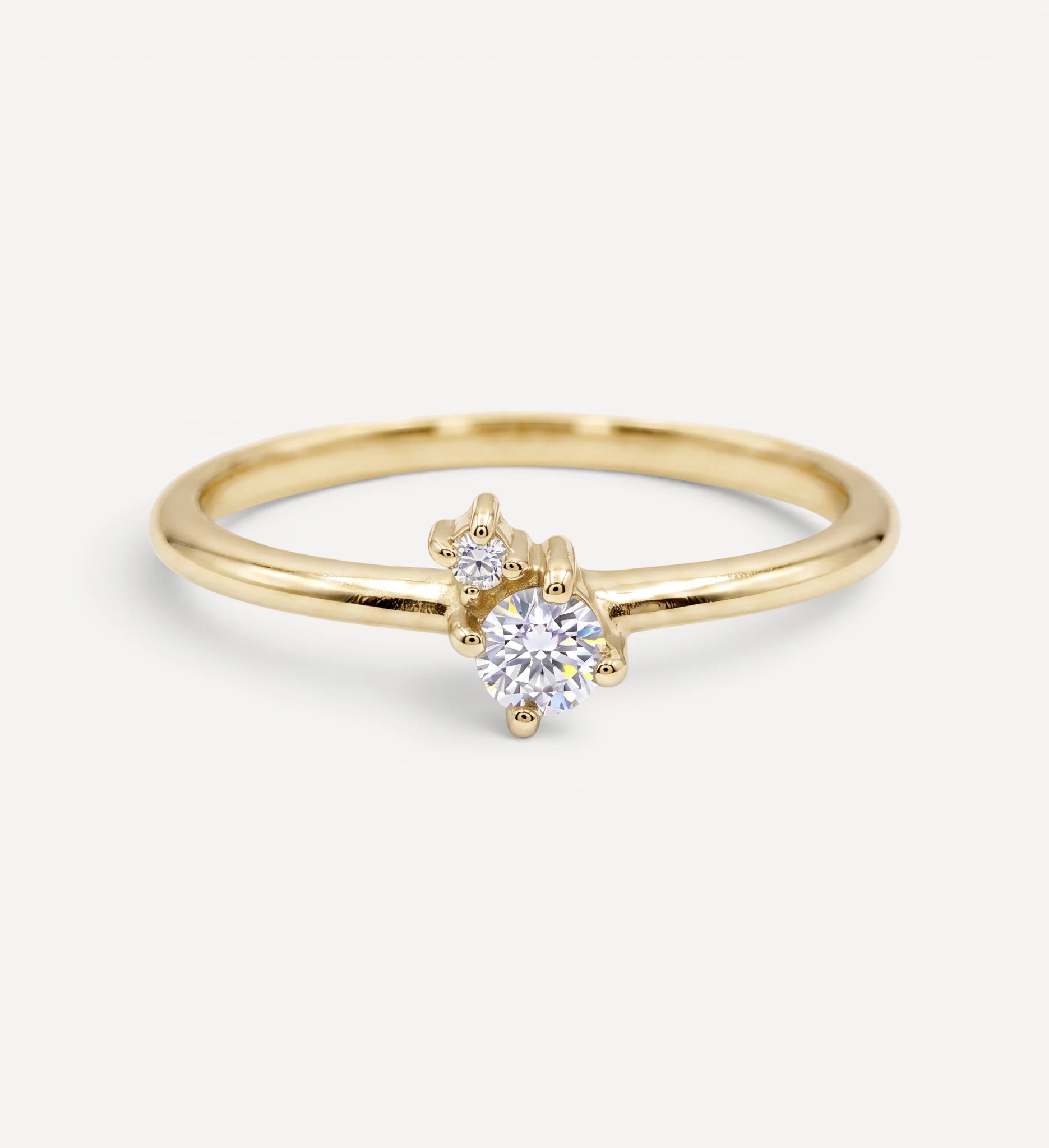 Mischa | white sapphire & diamond