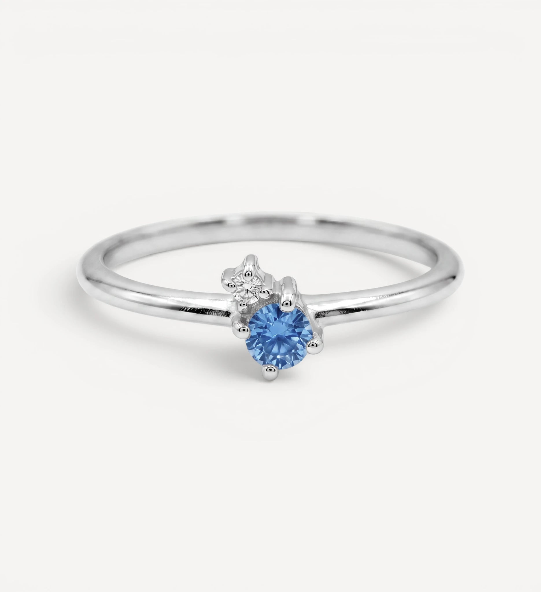 Mischa | blue sapphire & diamond