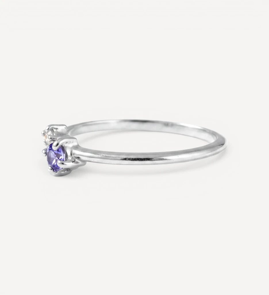Mischa | blue sapphire & diamond