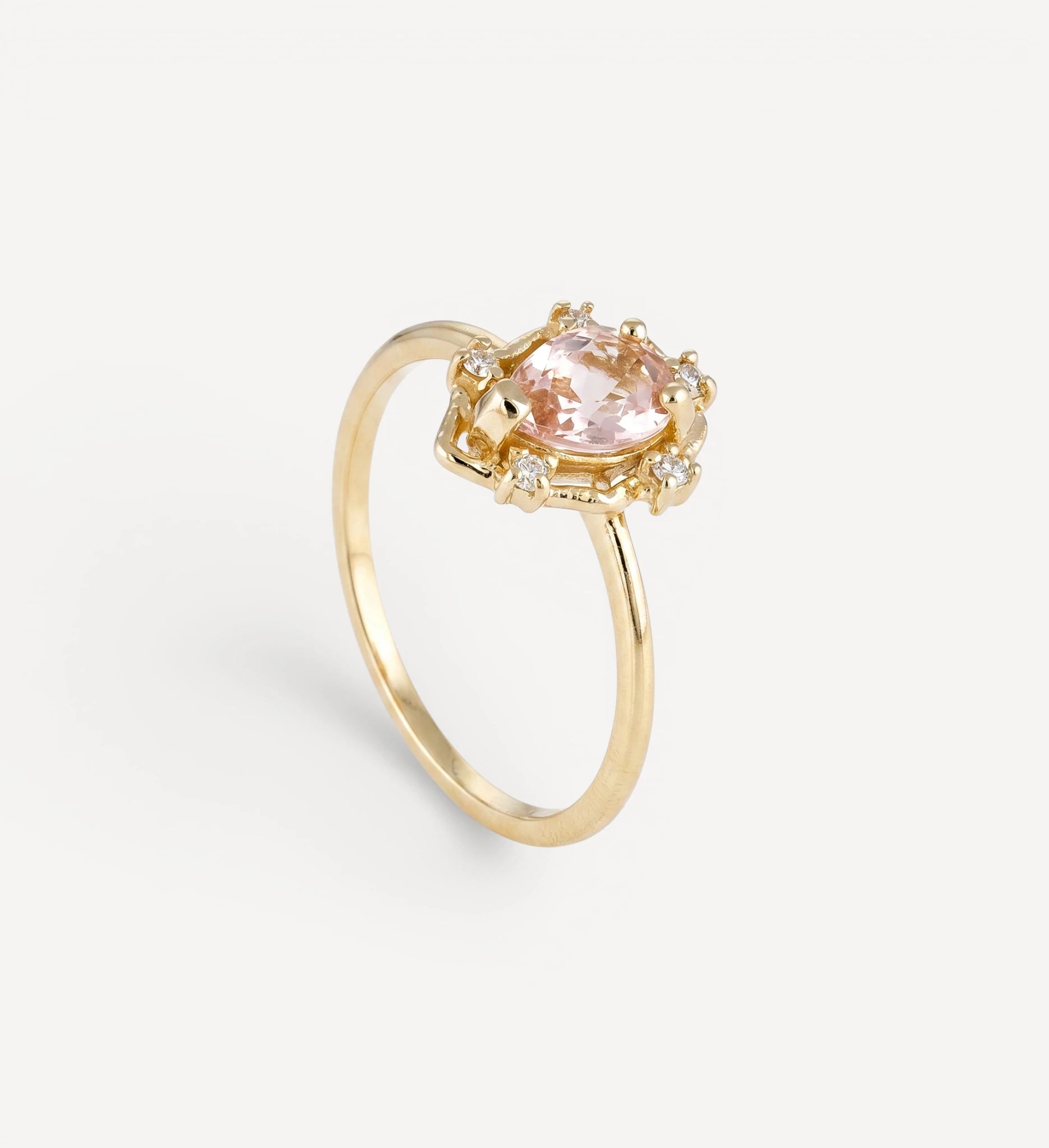 Peone | morganite & diamonds