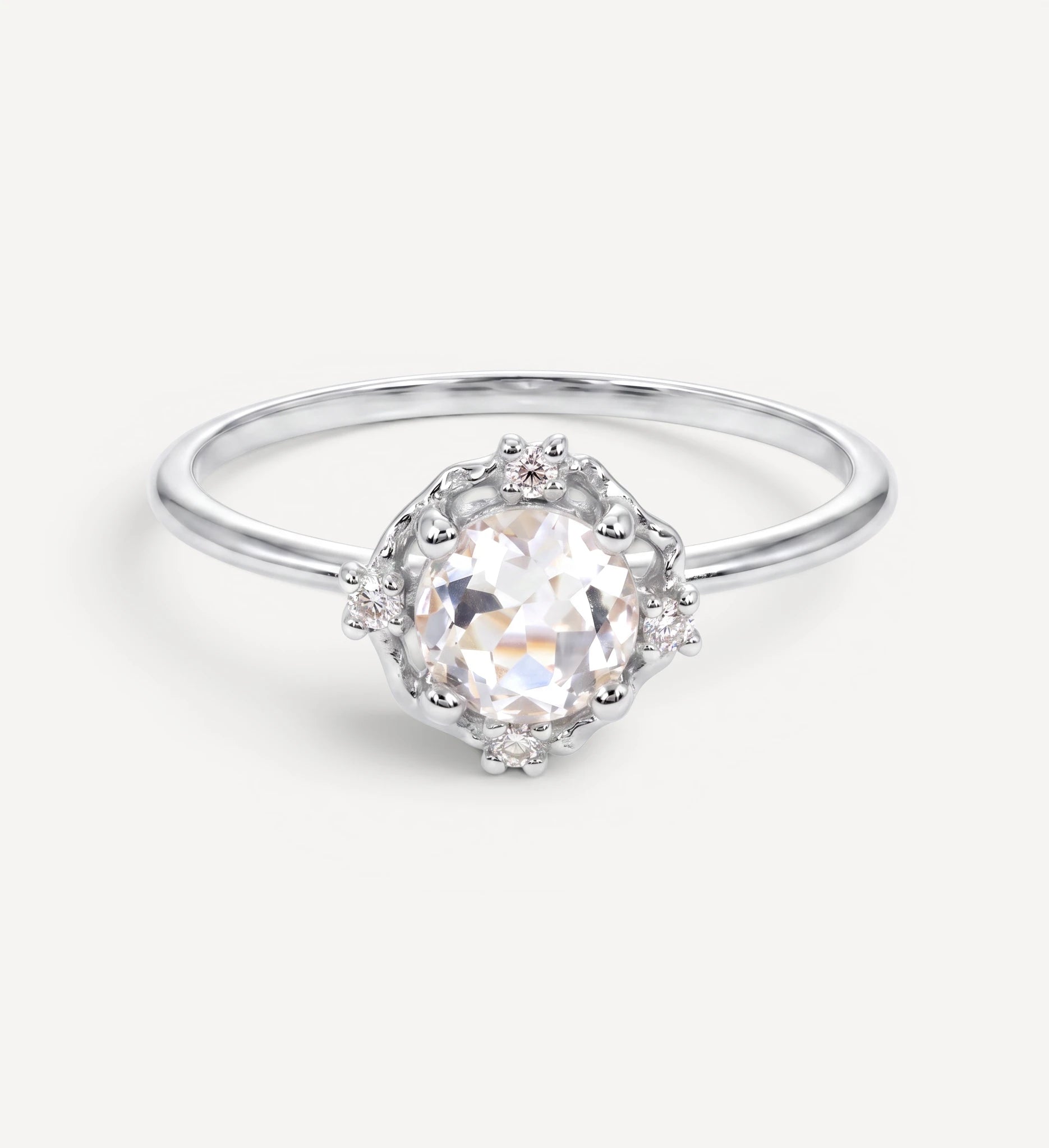 ADRIA | white topaz & diamonds