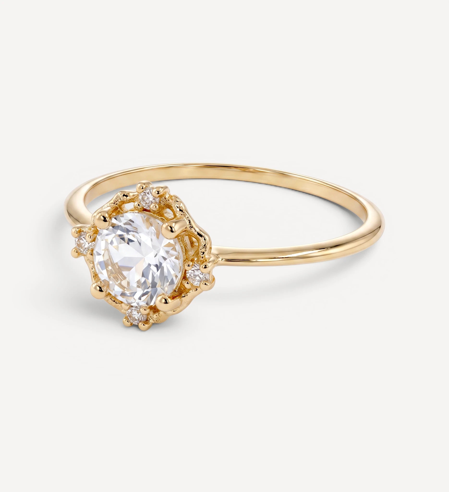 ADRIA | white topaz & diamonds