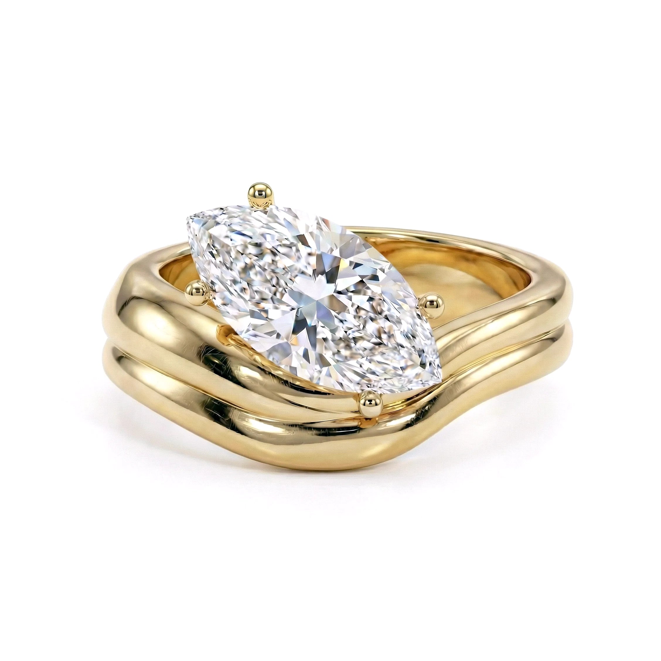 Millicent Ring | Marquise Diamond