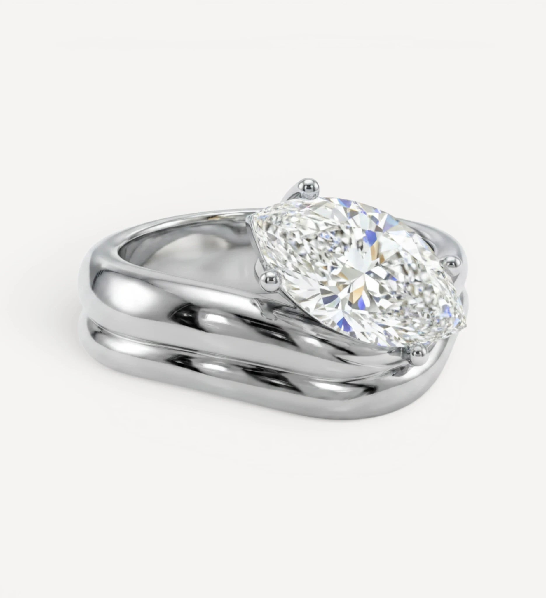 Millicent Ring | Marquise Diamond