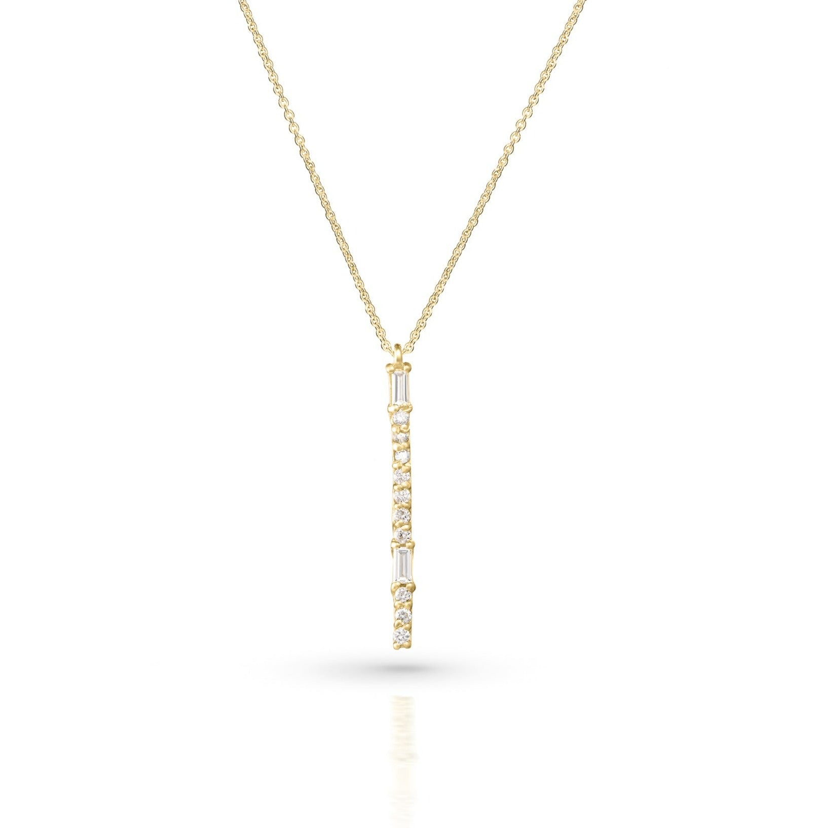 Diamond Morse Code Necklace II | BESTIE