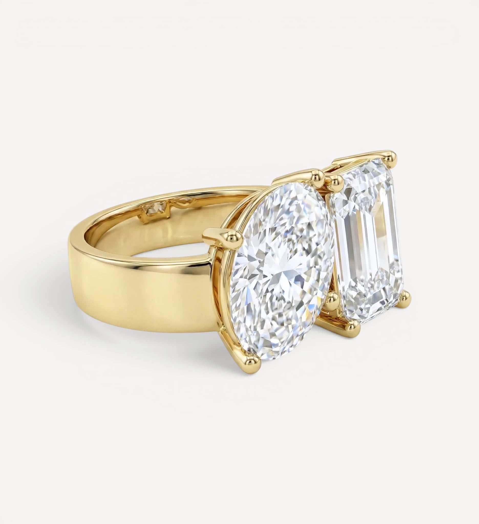 Signature Toi et Moi | Oval & Emerald