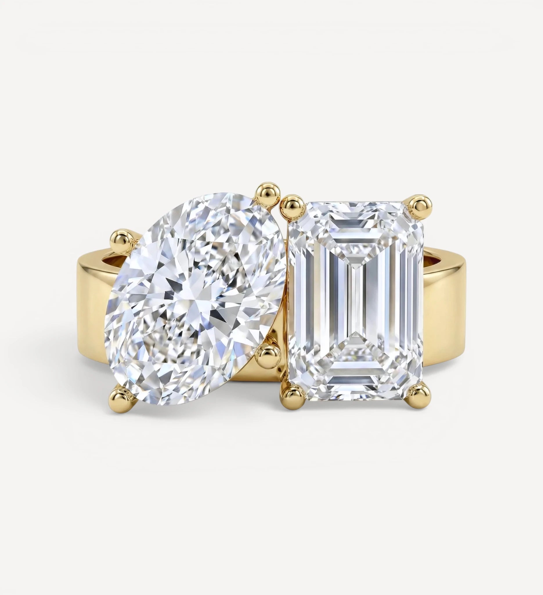 Signature Toi et Moi | Oval & Emerald