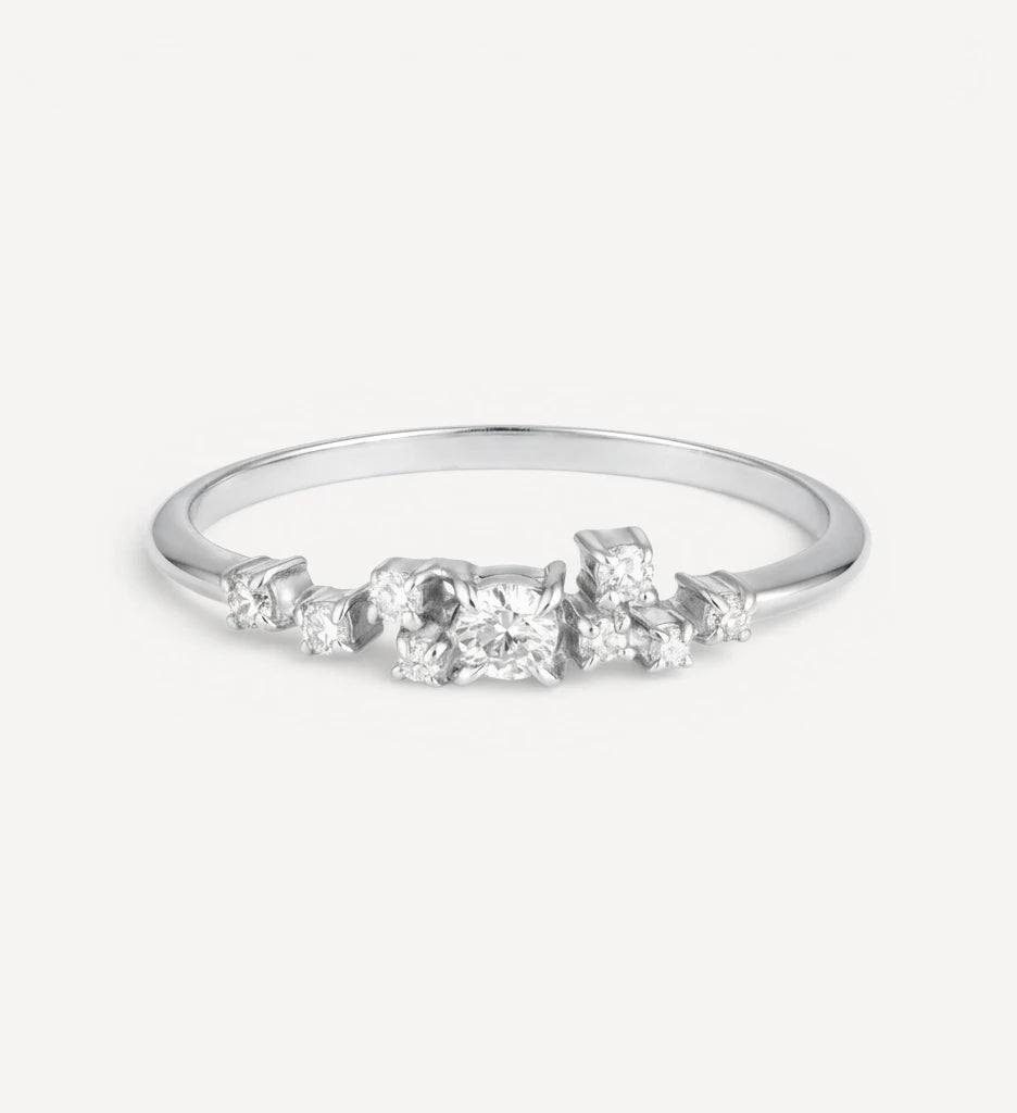 Esma ring | white diamonds