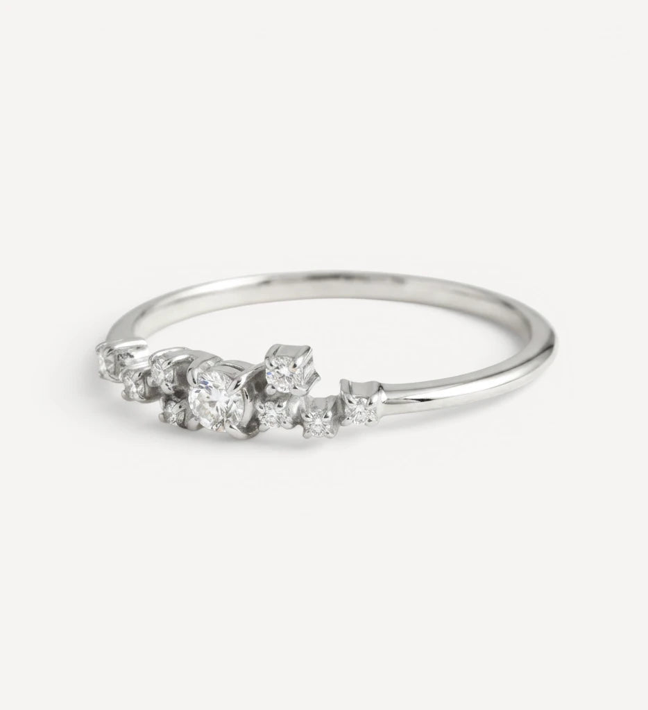 Esma ring | white diamonds