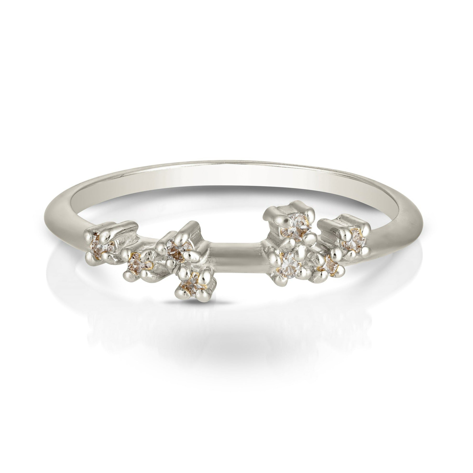 Ayla ring | champagne diamonds