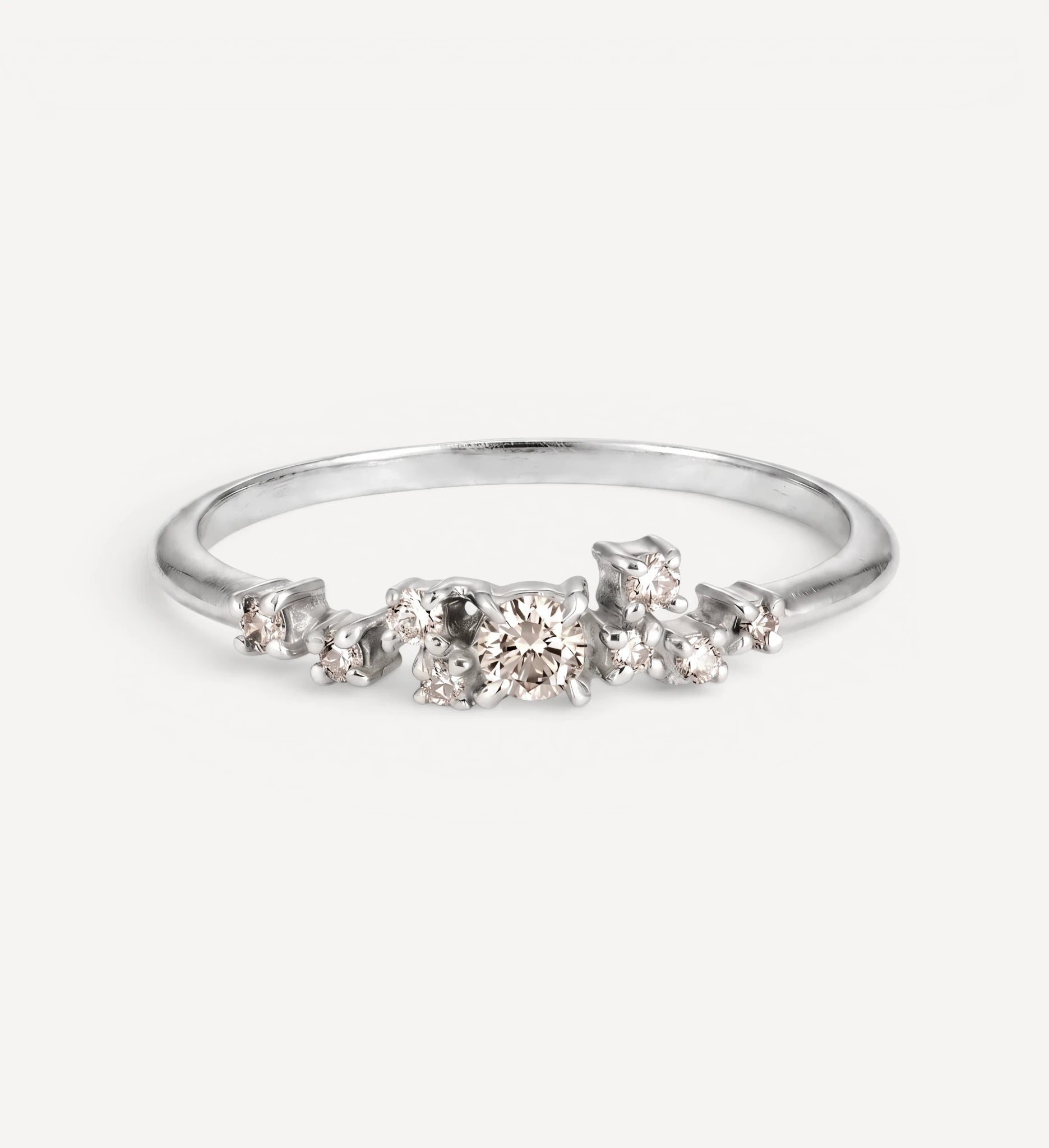 Esma ring | champagne diamonds