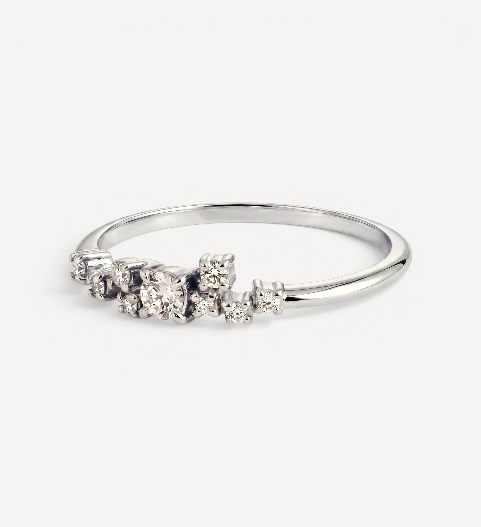 Esma ring | champagne diamonds