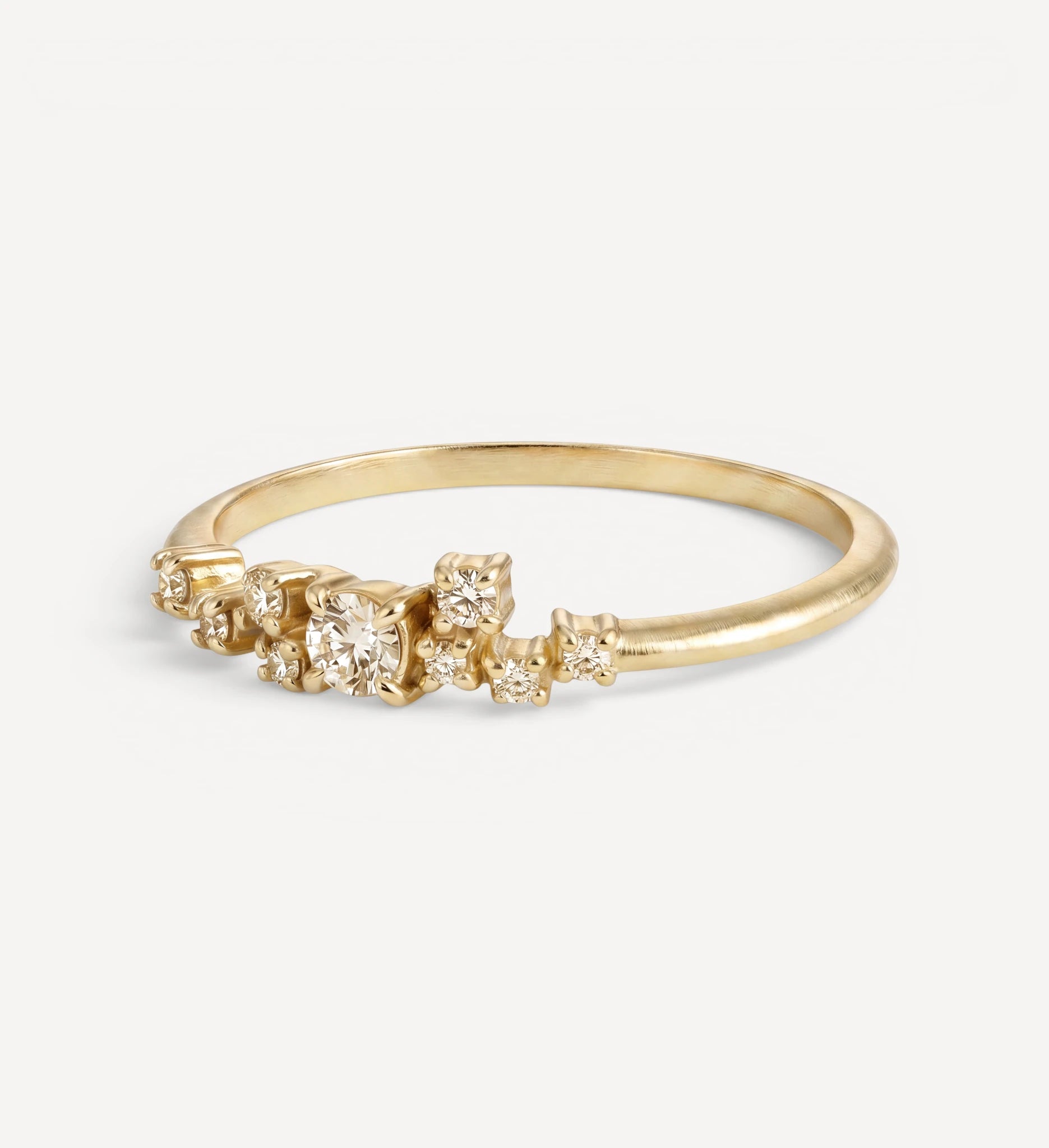 Esma ring | champagne diamonds