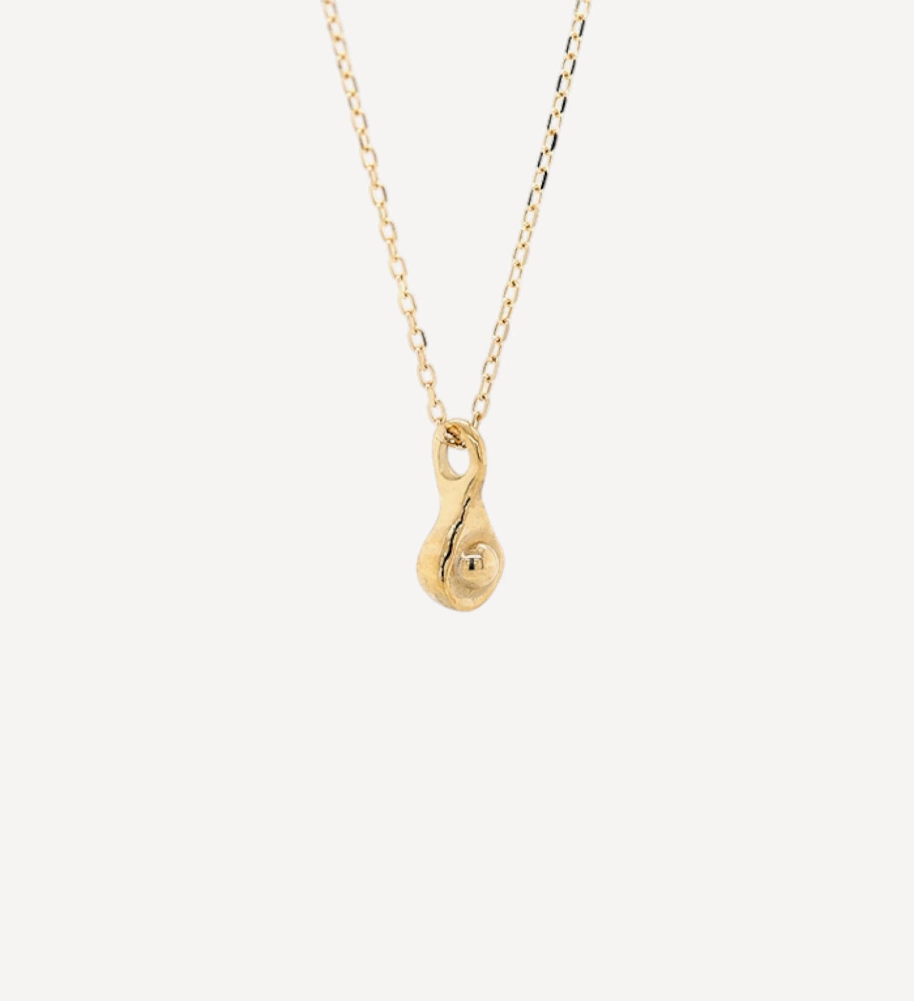 Avocado charm necklace