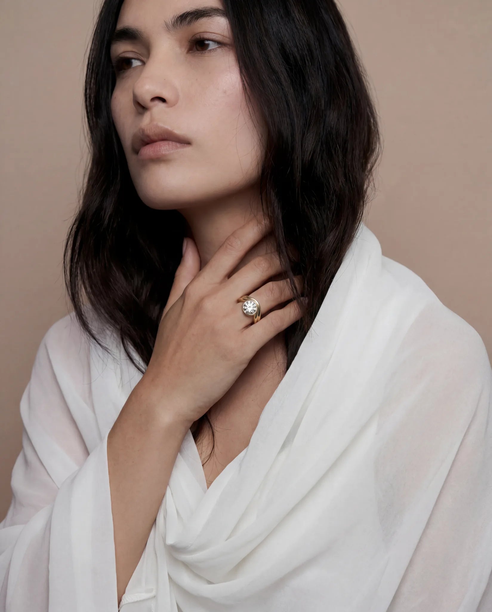 Quinn Ring | Round Diamond