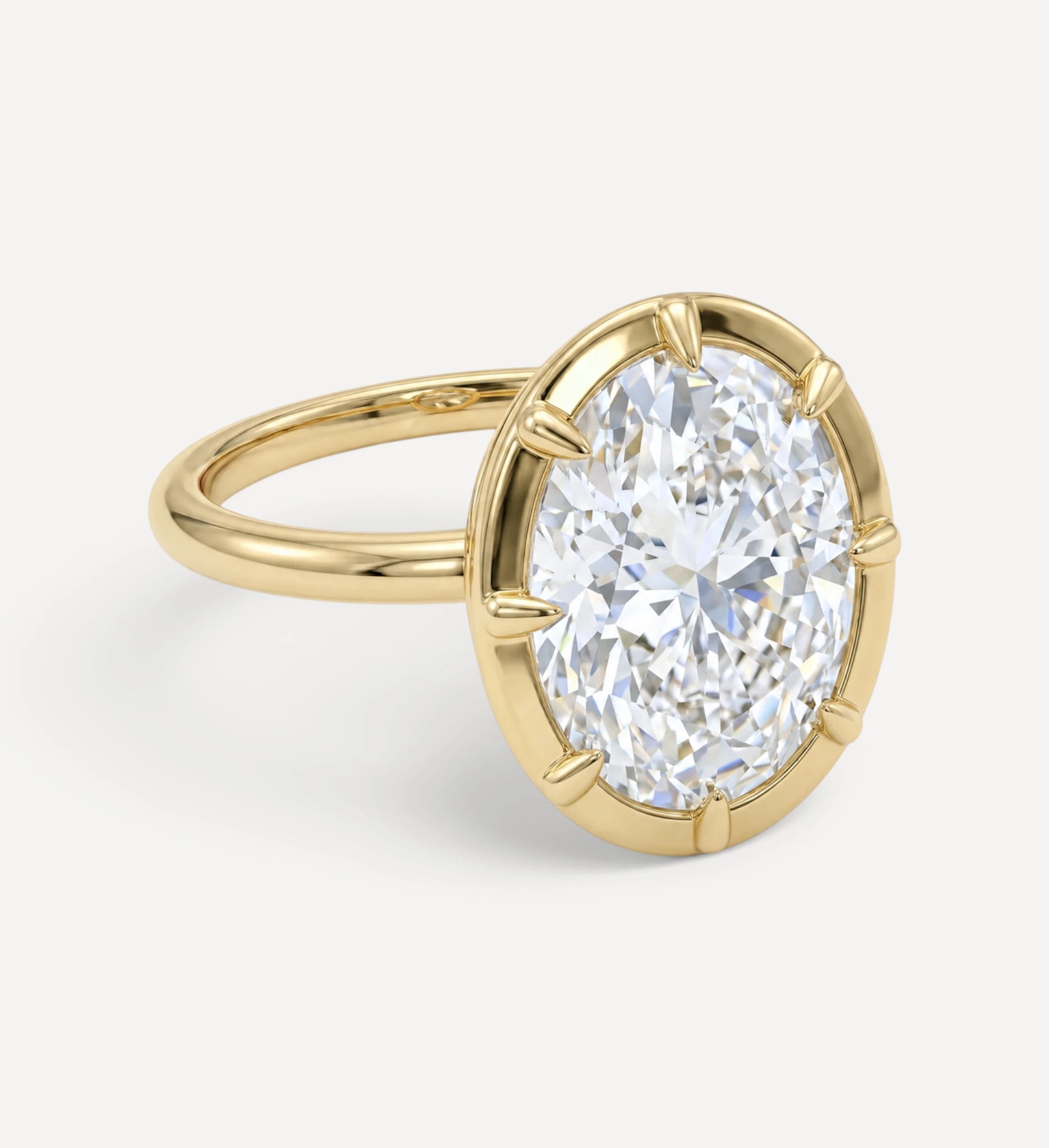 Minerva Solitaire | Oval