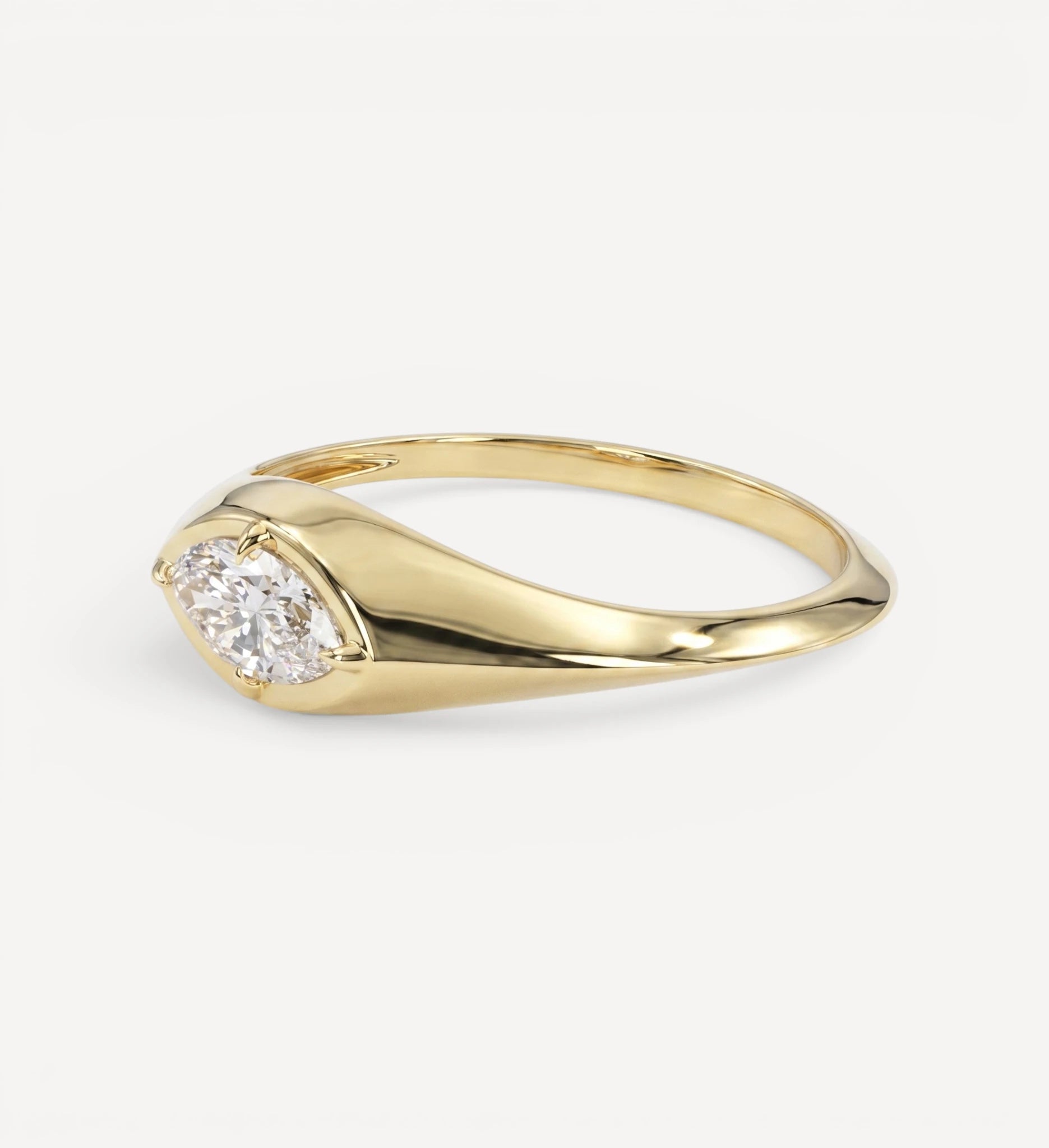 Fenwick Signet Ring | 0.30ct Marquise Diamond