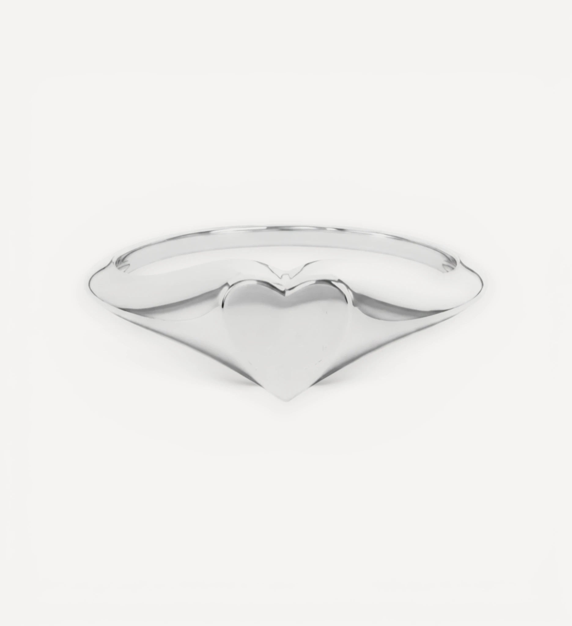Heart Signet | Engraved Initial