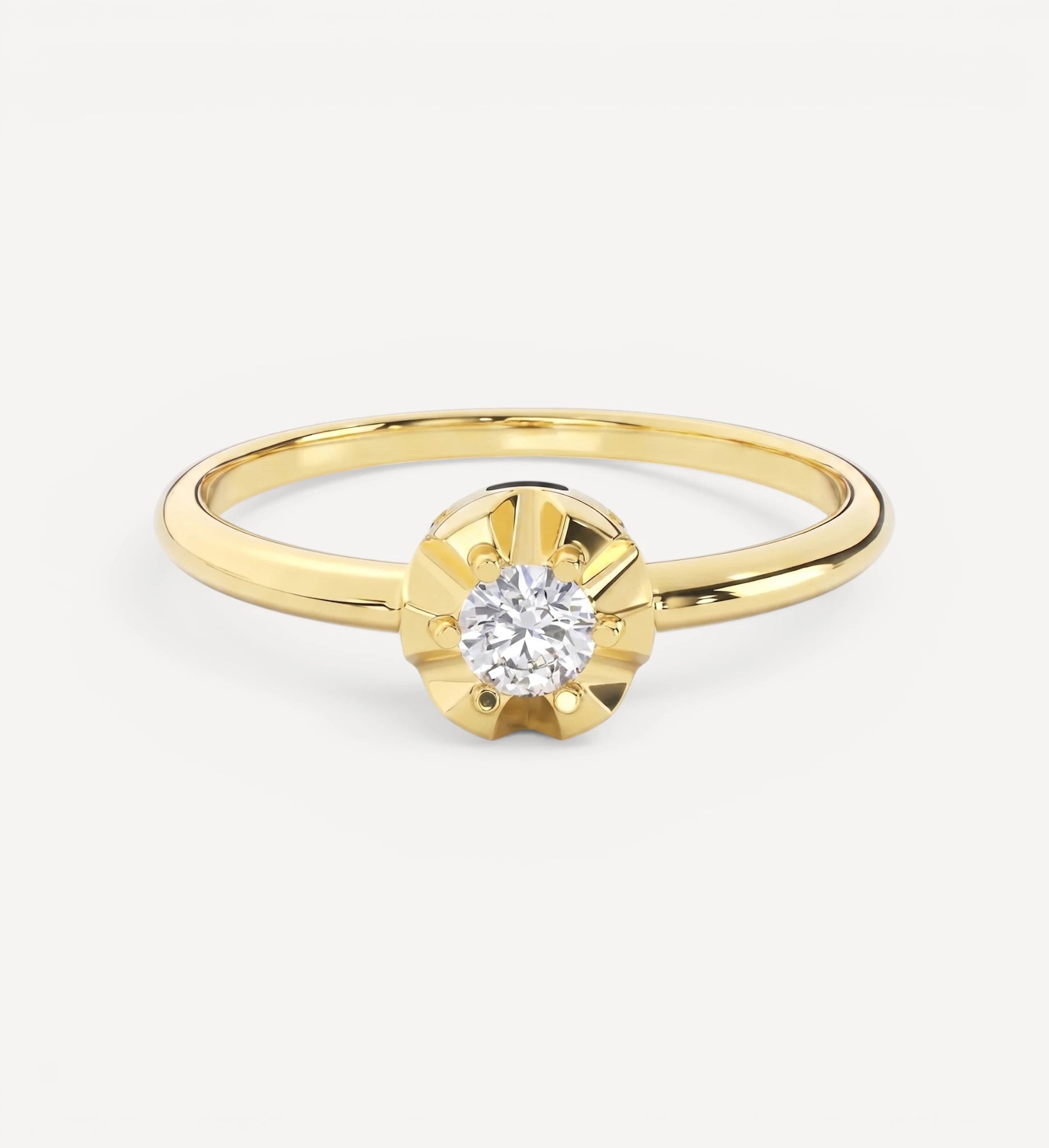 Petite Margot Ring II | Round Birthstone