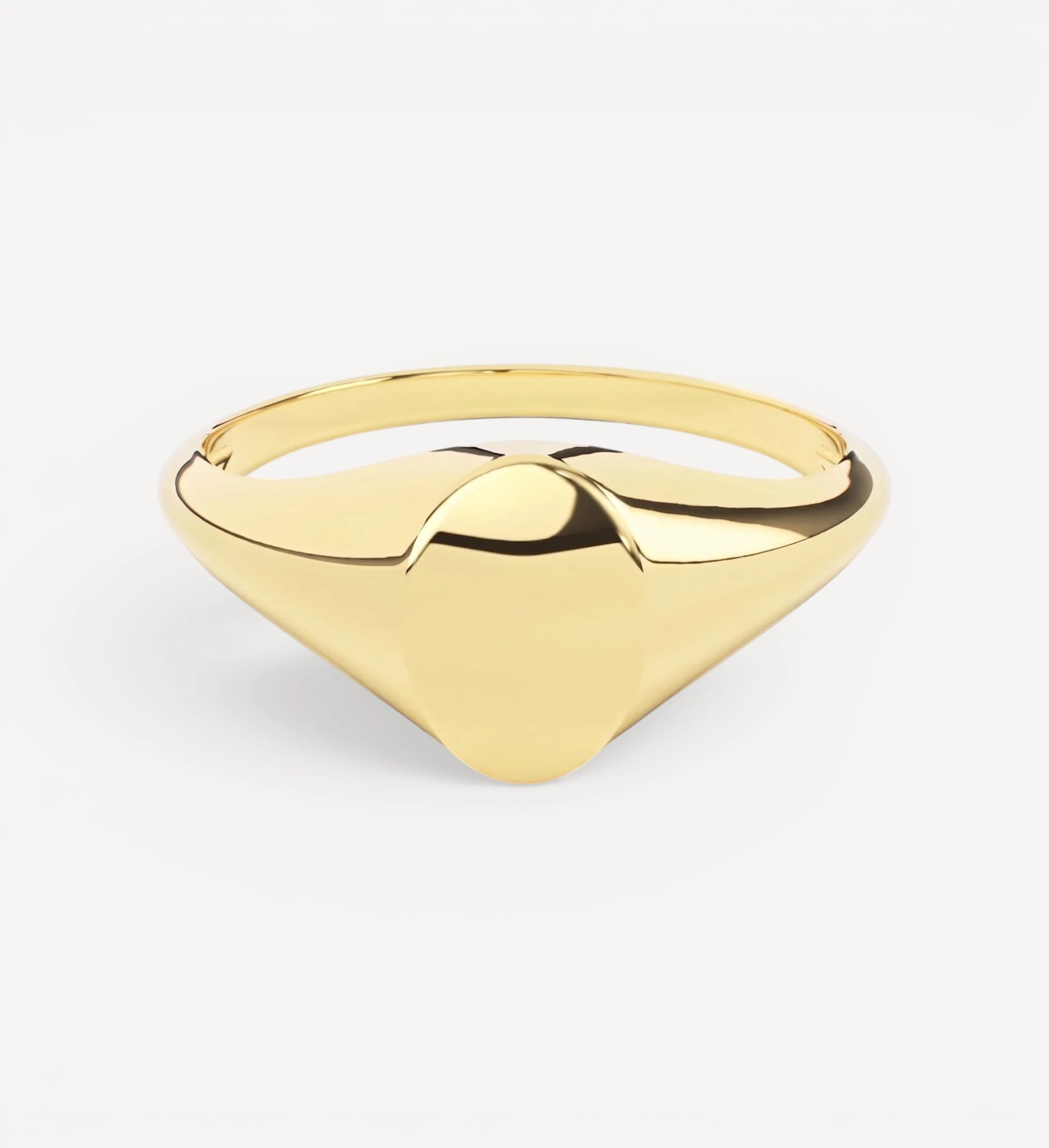 Oval Signet | Engraved Initial