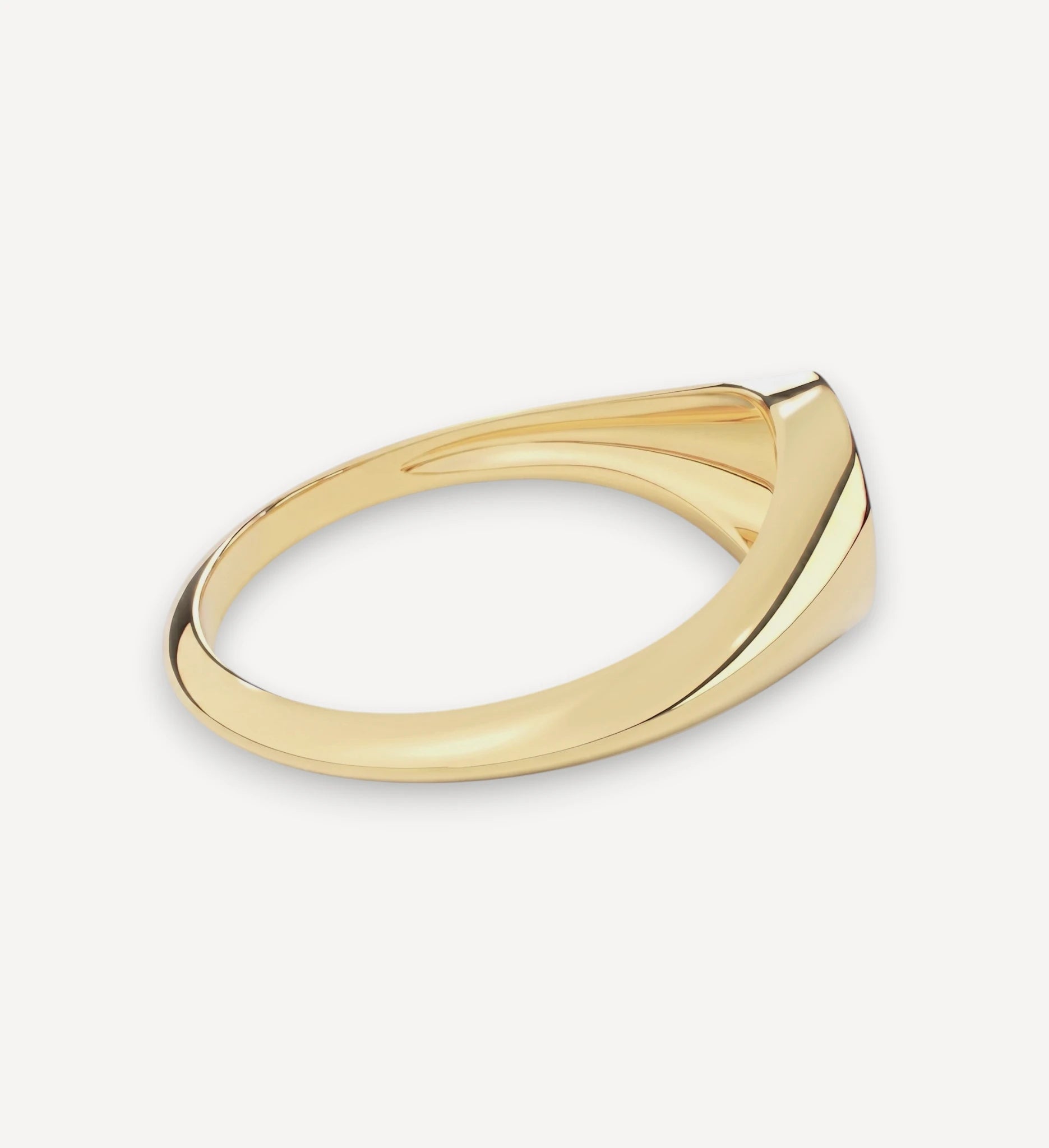 Oval Signet | Engraved Initial