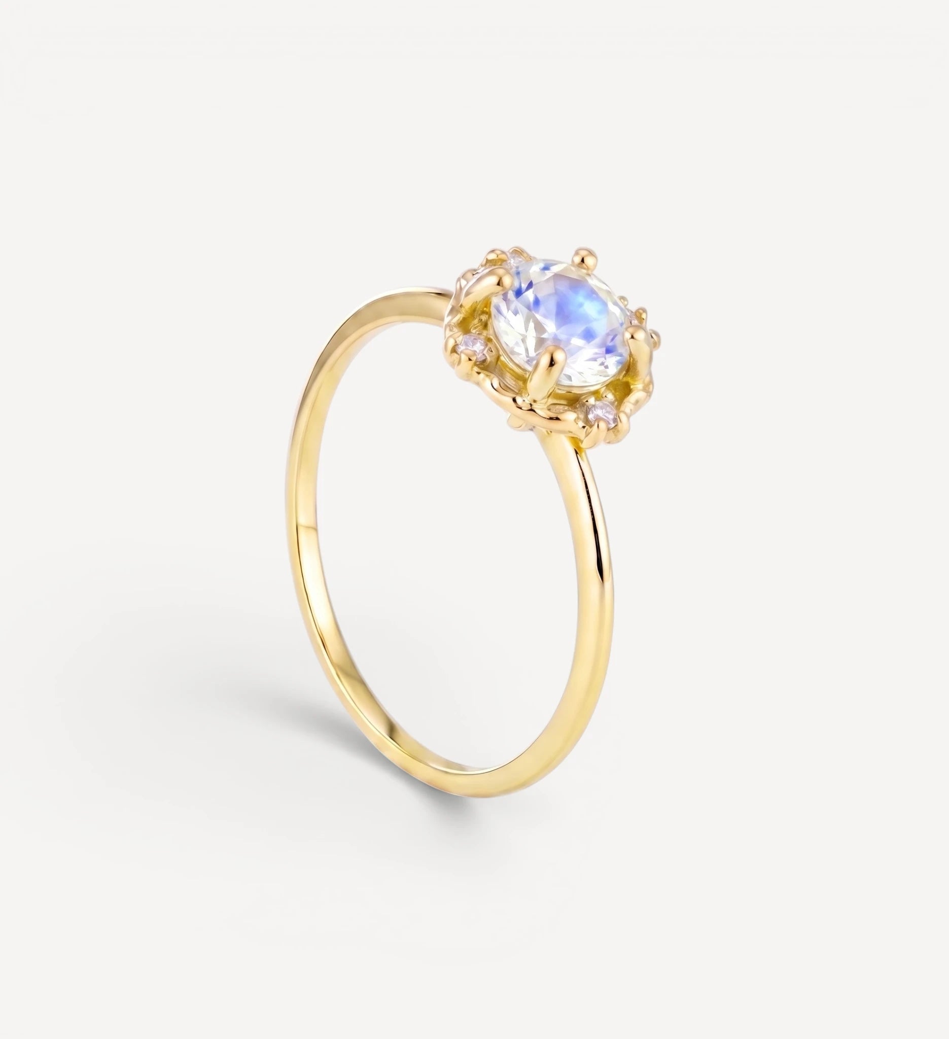 Adria | moonstone & diamonds