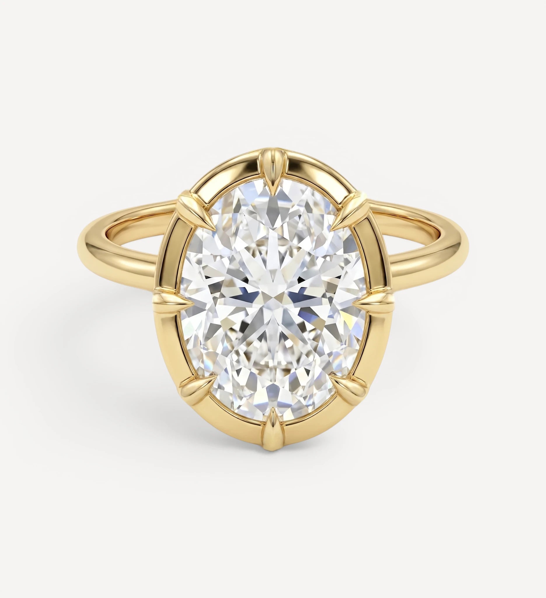 Minerva Solitaire | Oval