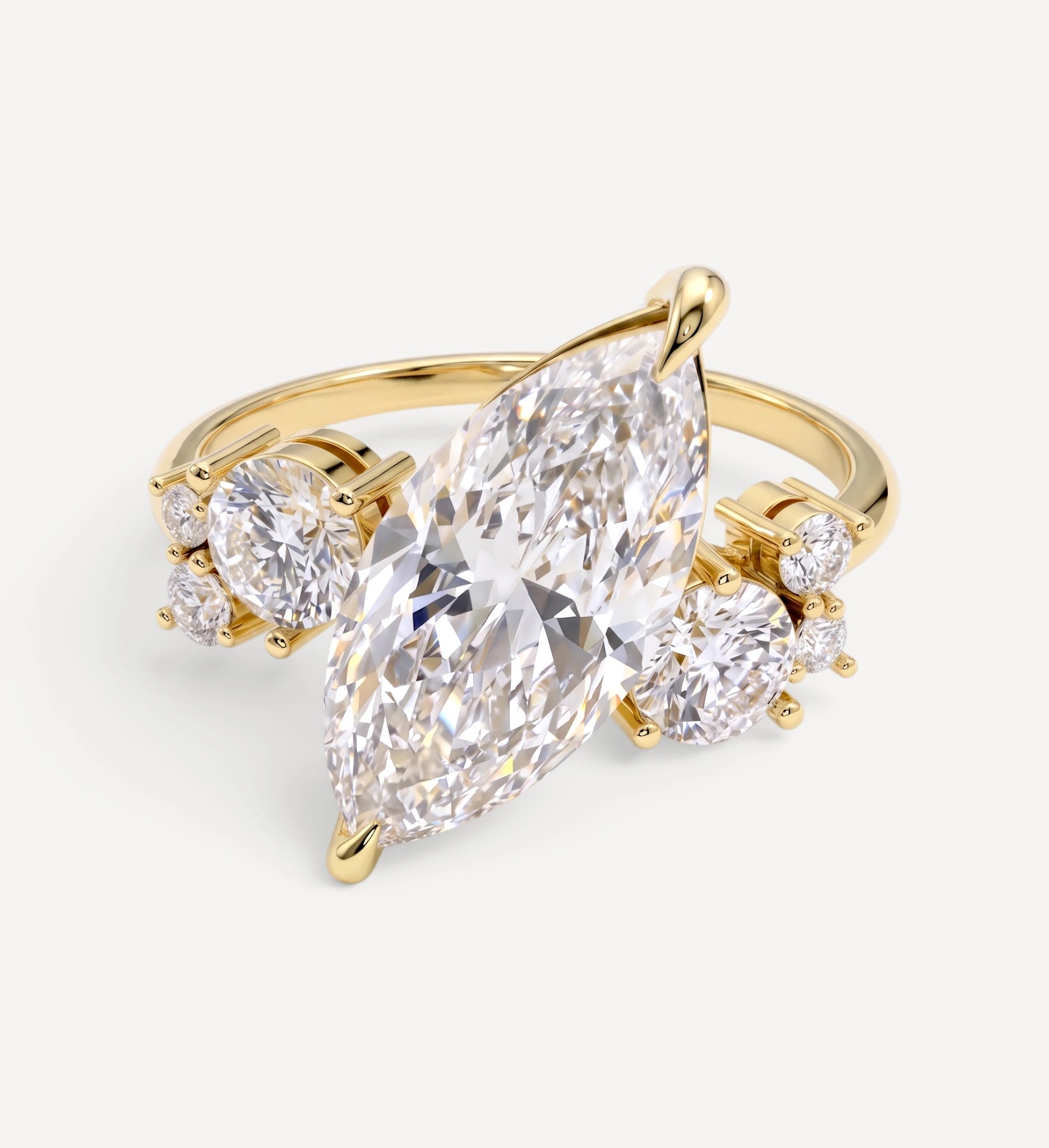 Winifred Diamond Cluster | Marquise