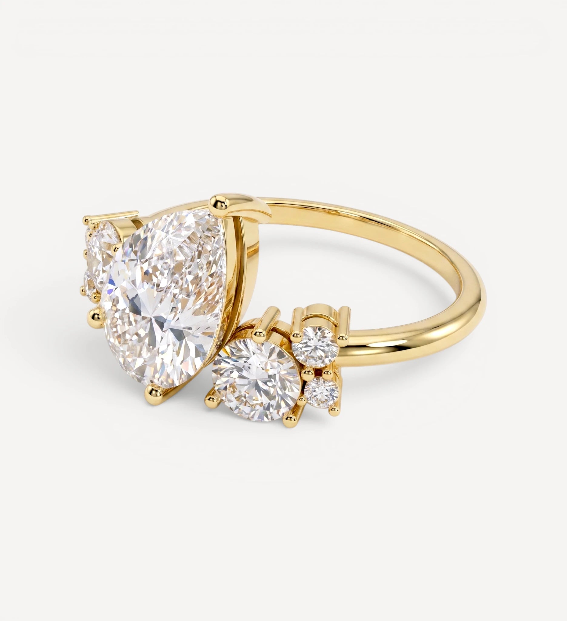 Winifred Diamond Cluster | Pear