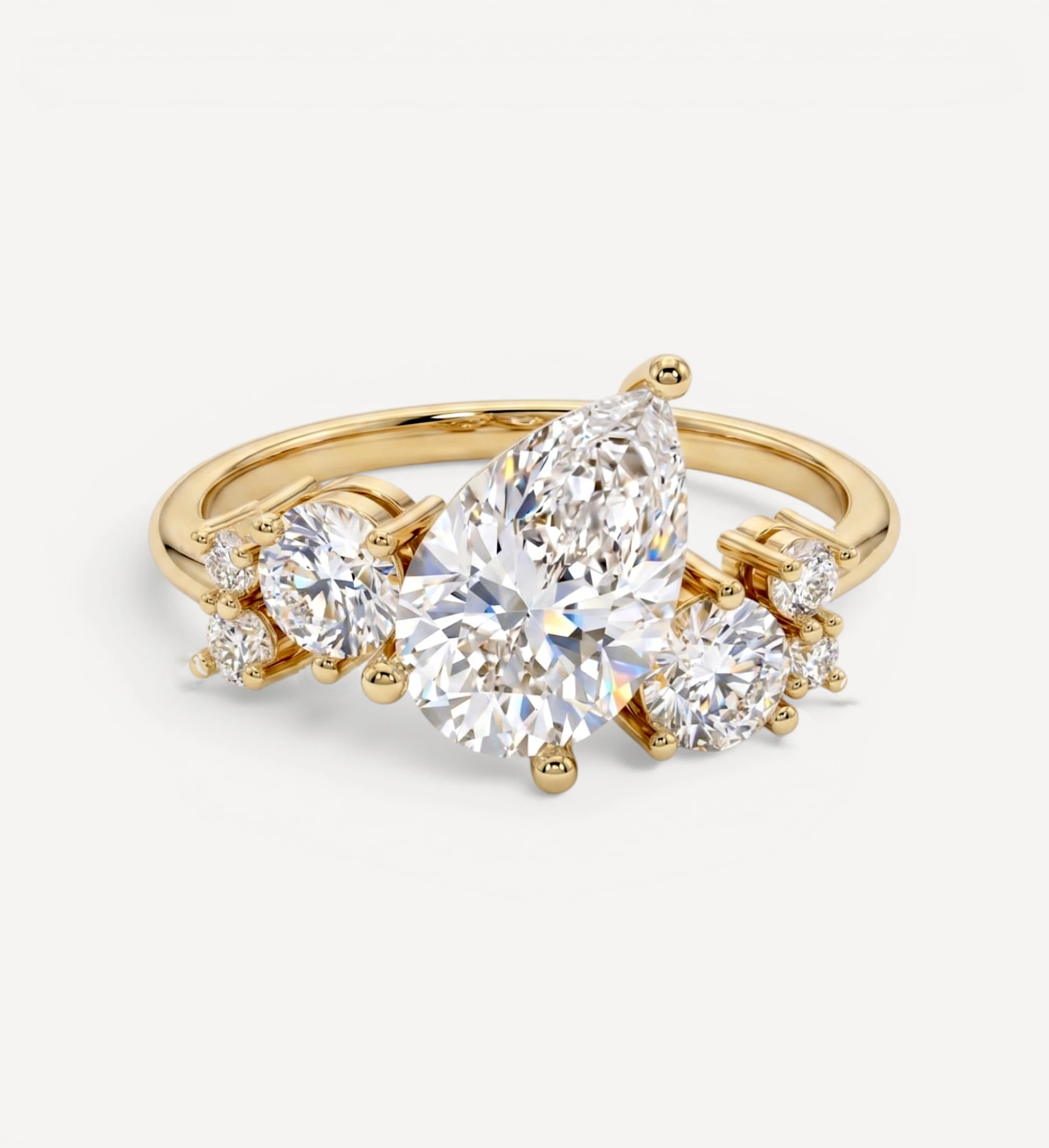Winifred Diamond Cluster | Pear