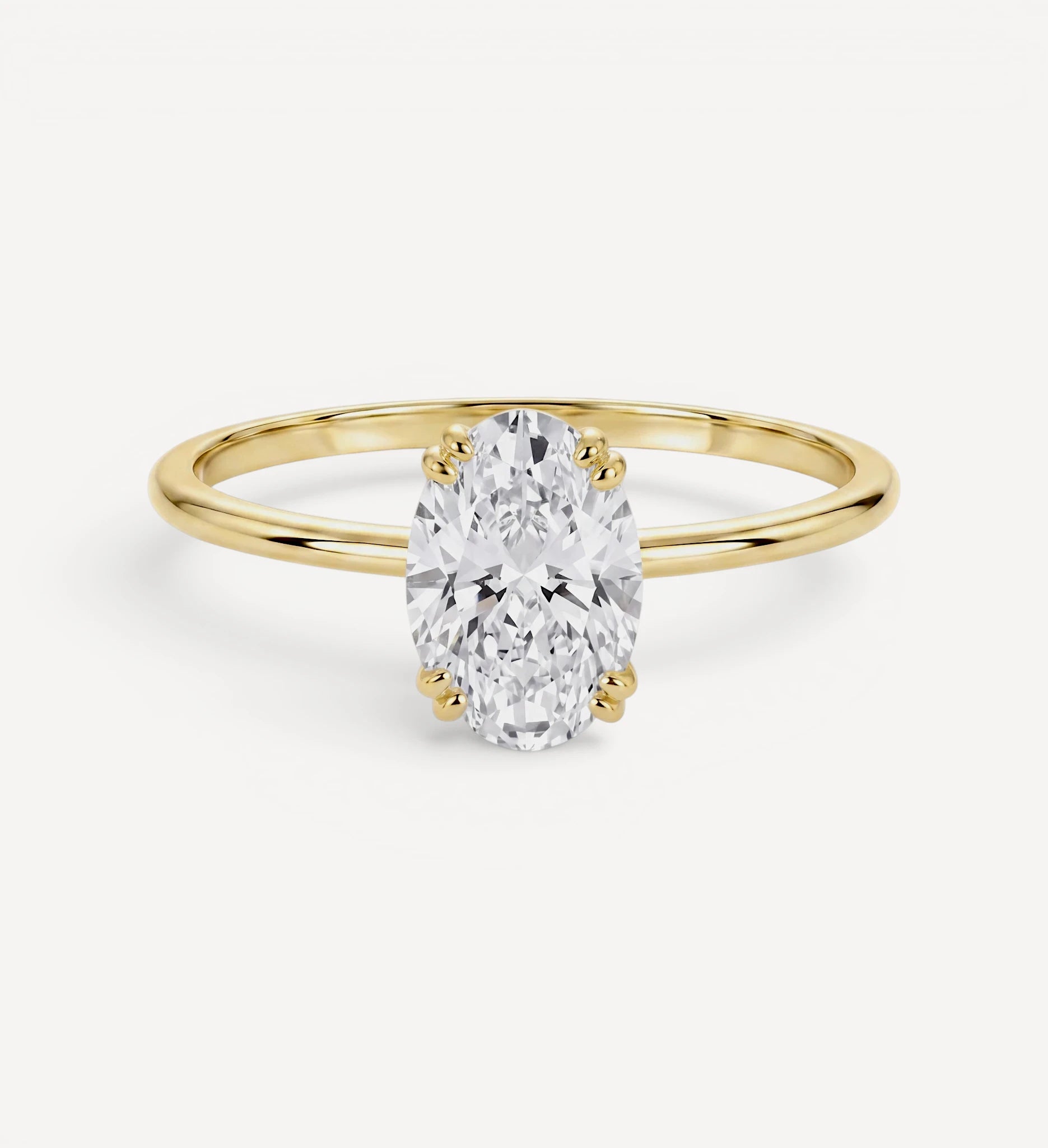 Oval Solitaire | diamond