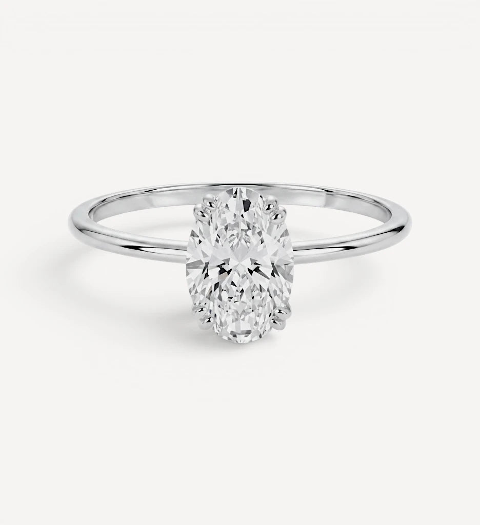 Oval Solitaire | diamond